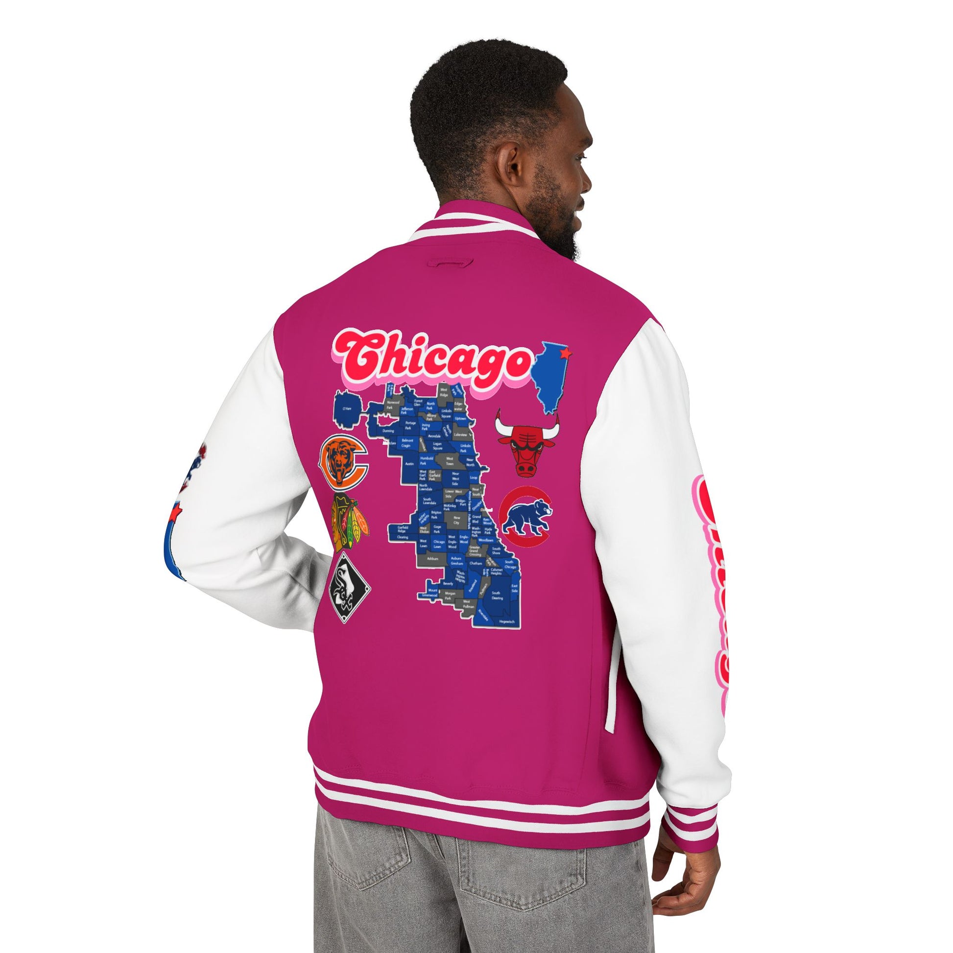 Letterman Jacket Chicago Design