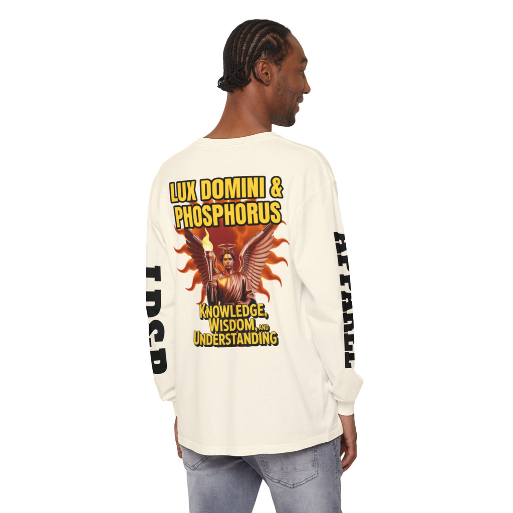 Long Sleeve T-Shirt LD&P Apparel Knowledge Wisdom Understanding Design
