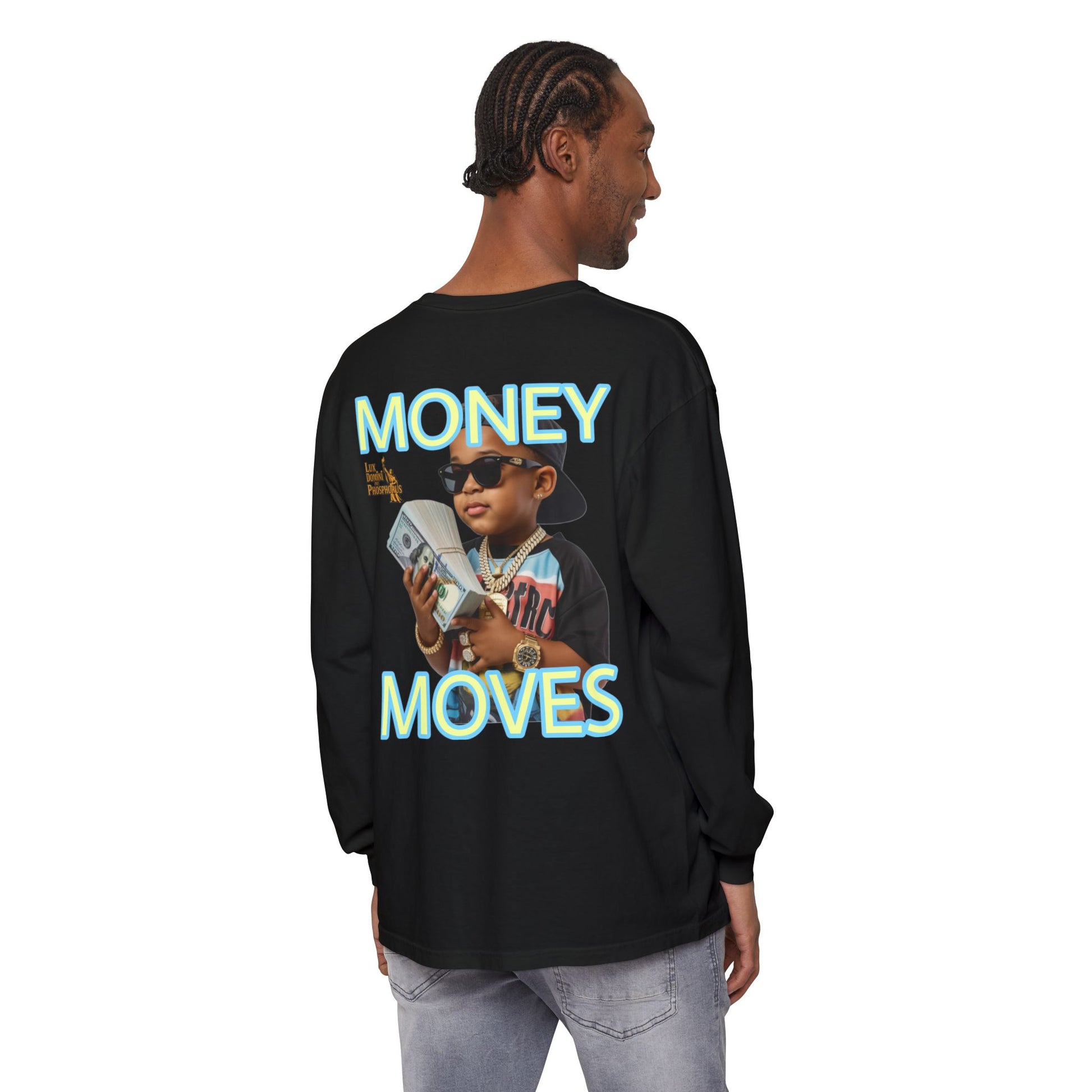 Long Sleeve T-Shirt - Money Moves LD&P APPAREL