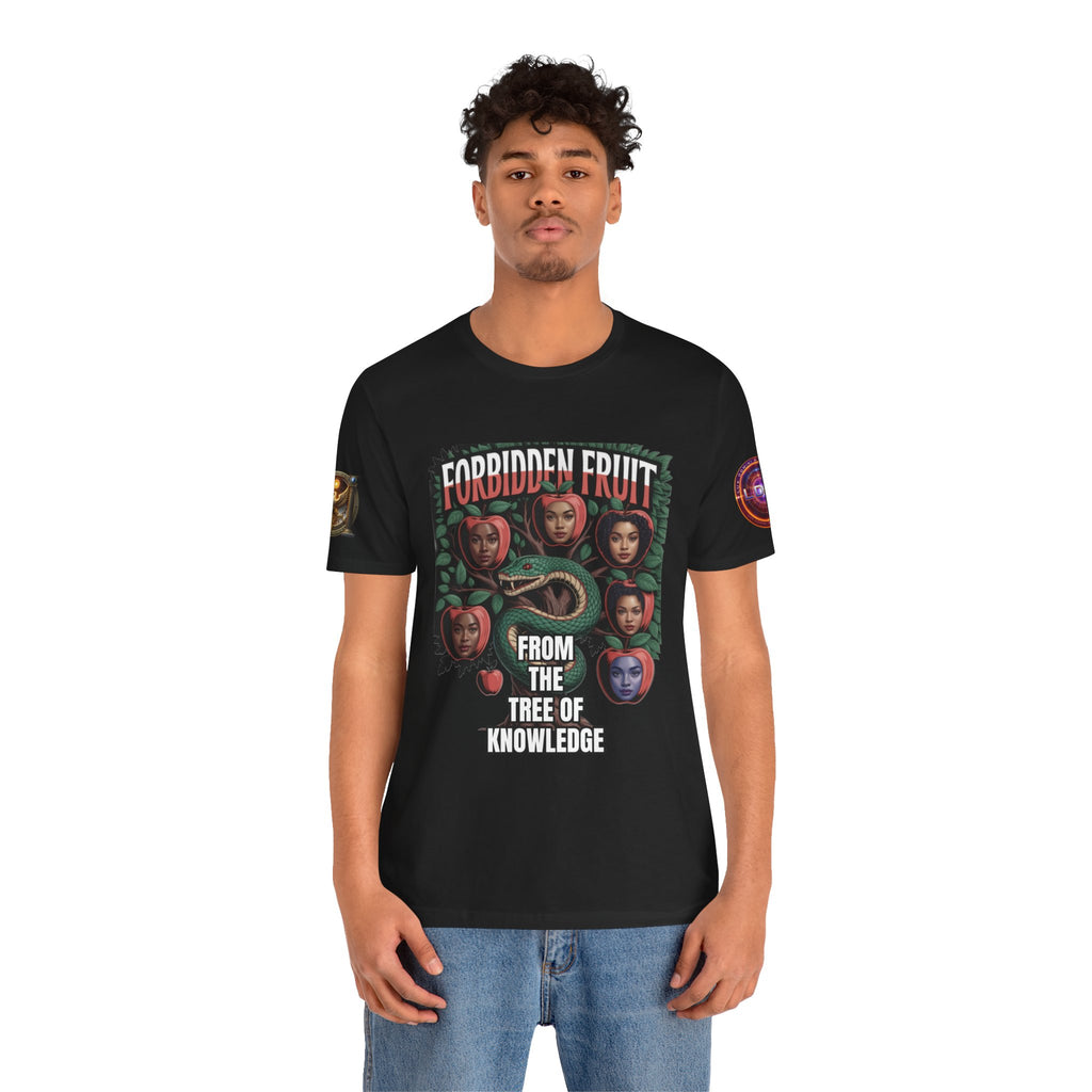 Short Sleeve Tee - Tree of Knowledge Forbidden Fruit Design