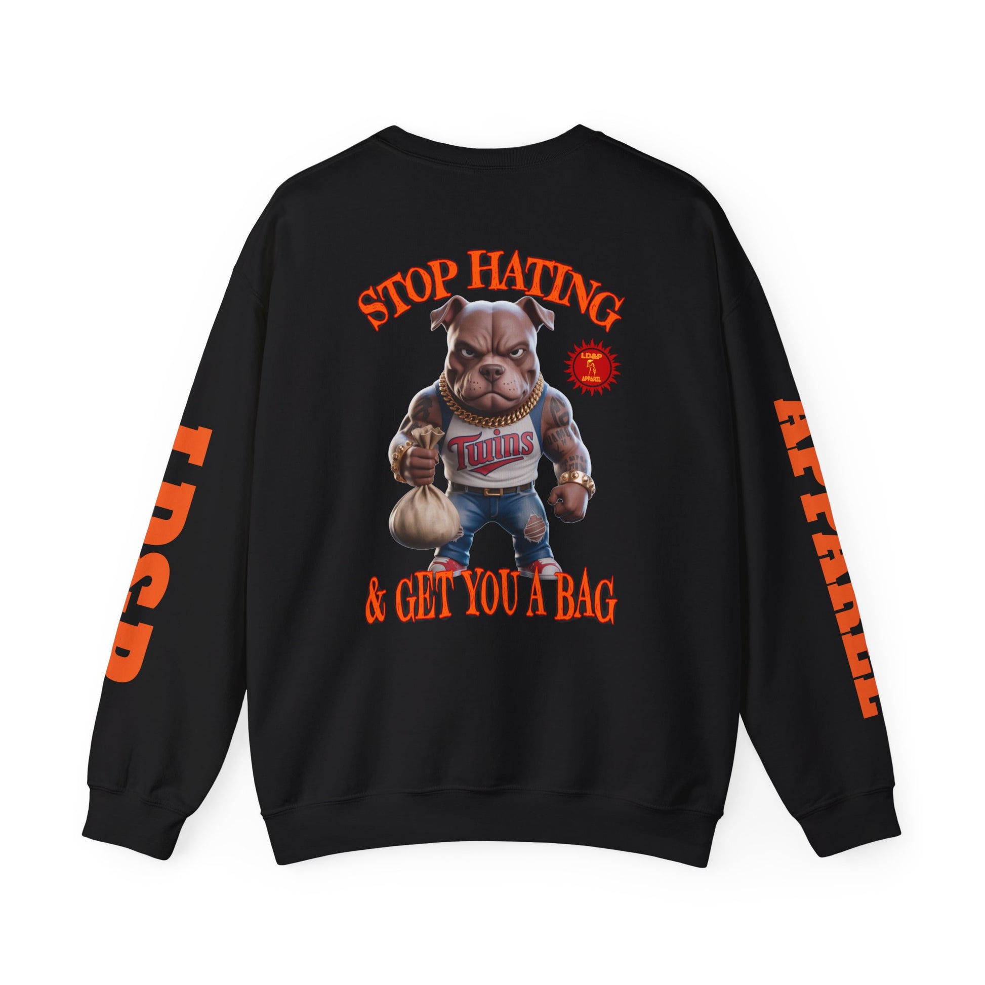 Unisex Sweatshirt Stop Hating LD&P Apparel Design