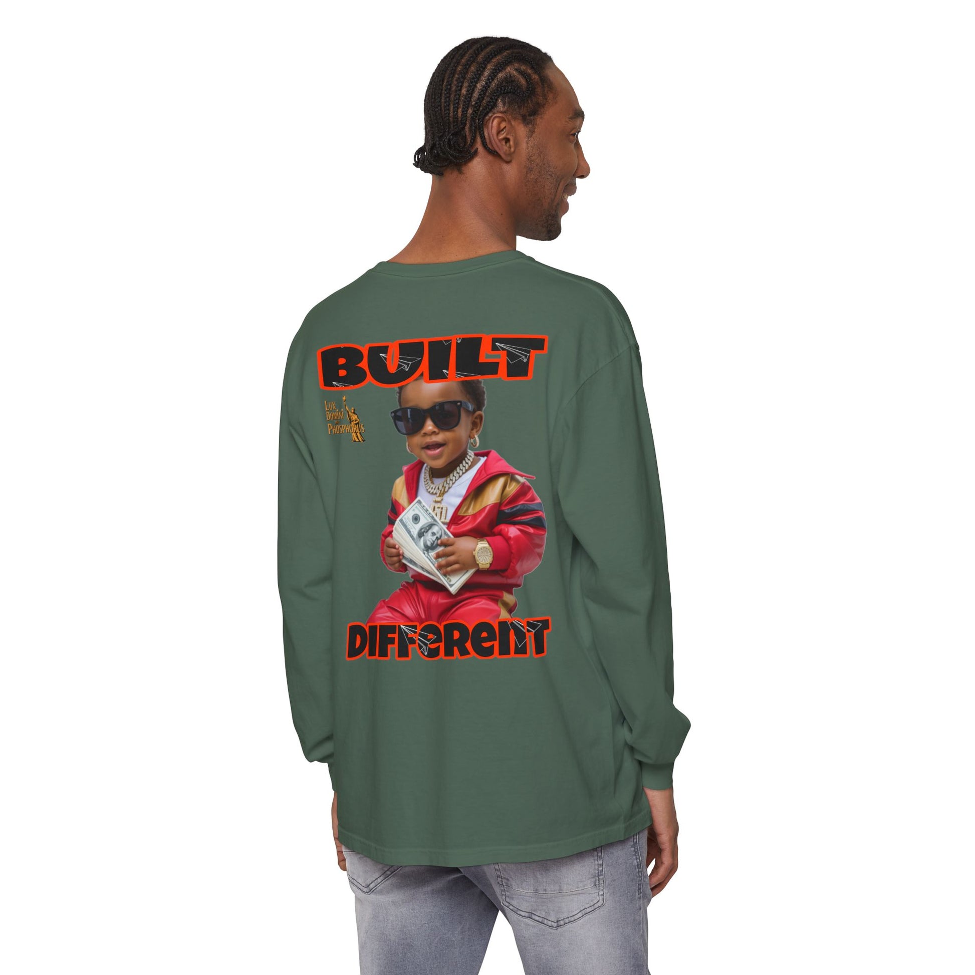 Long Sleeve T-Shirt - Built Different LD&P Apparel Design