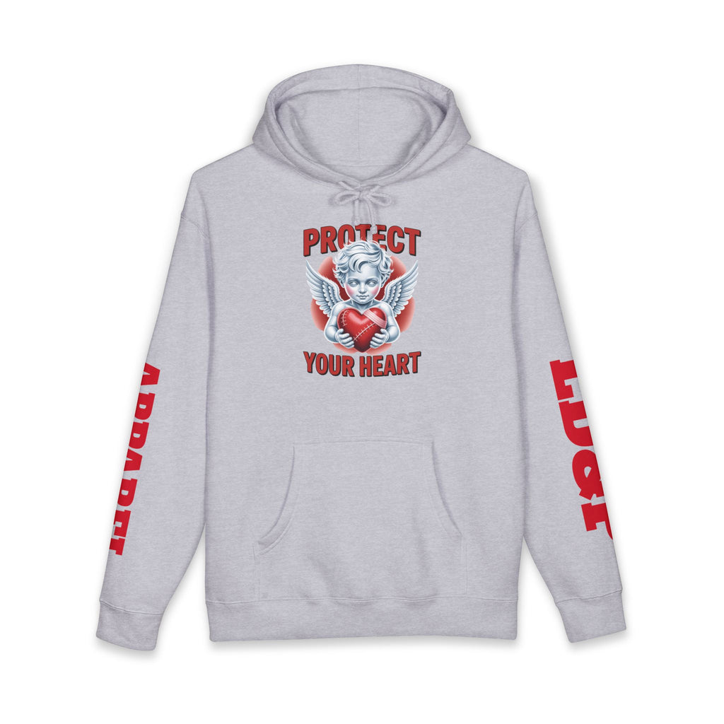 Hooded Sweatshirt - 'protect your heart' Bold Graphic Design