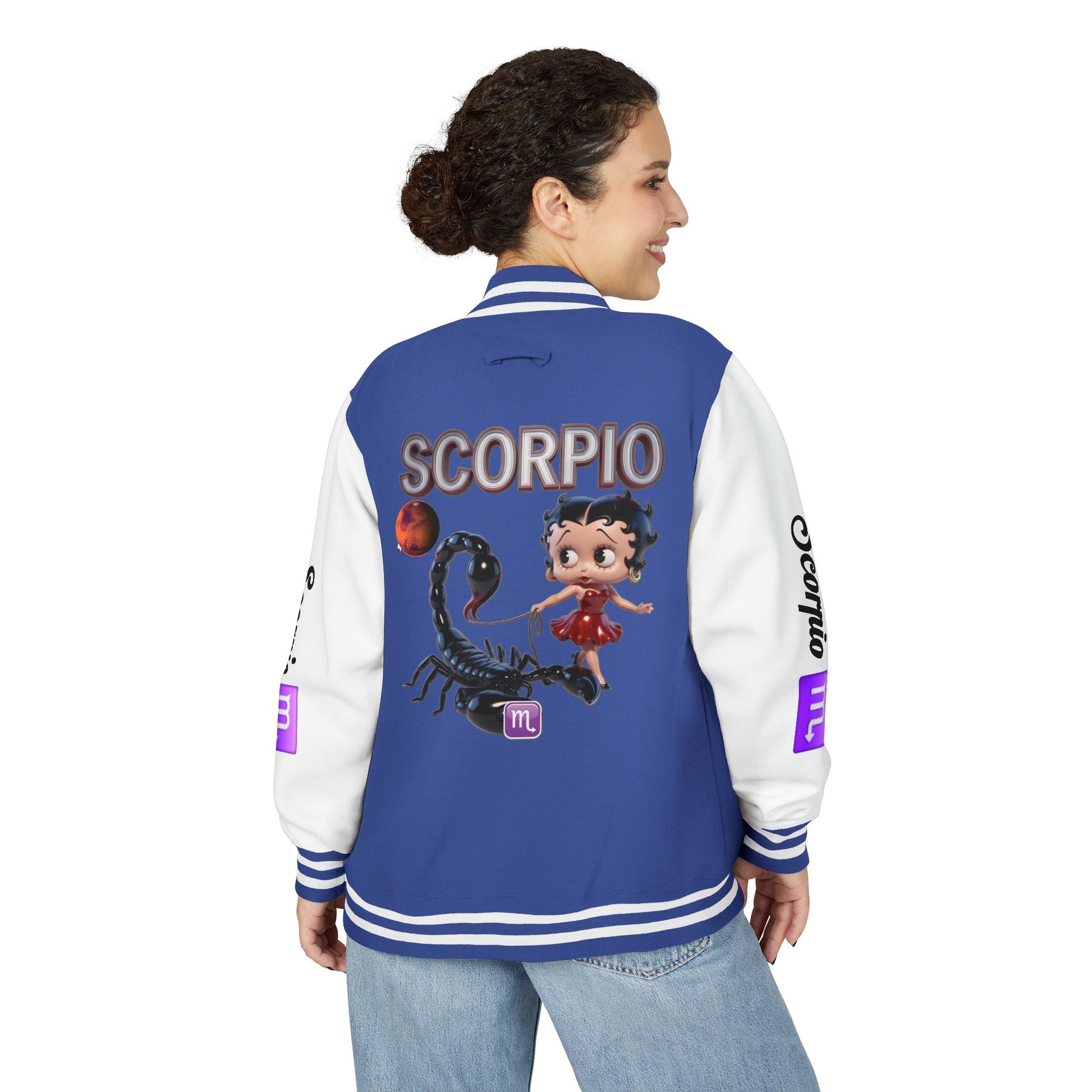 Letterman Jacket Scorpio Zodiac Design