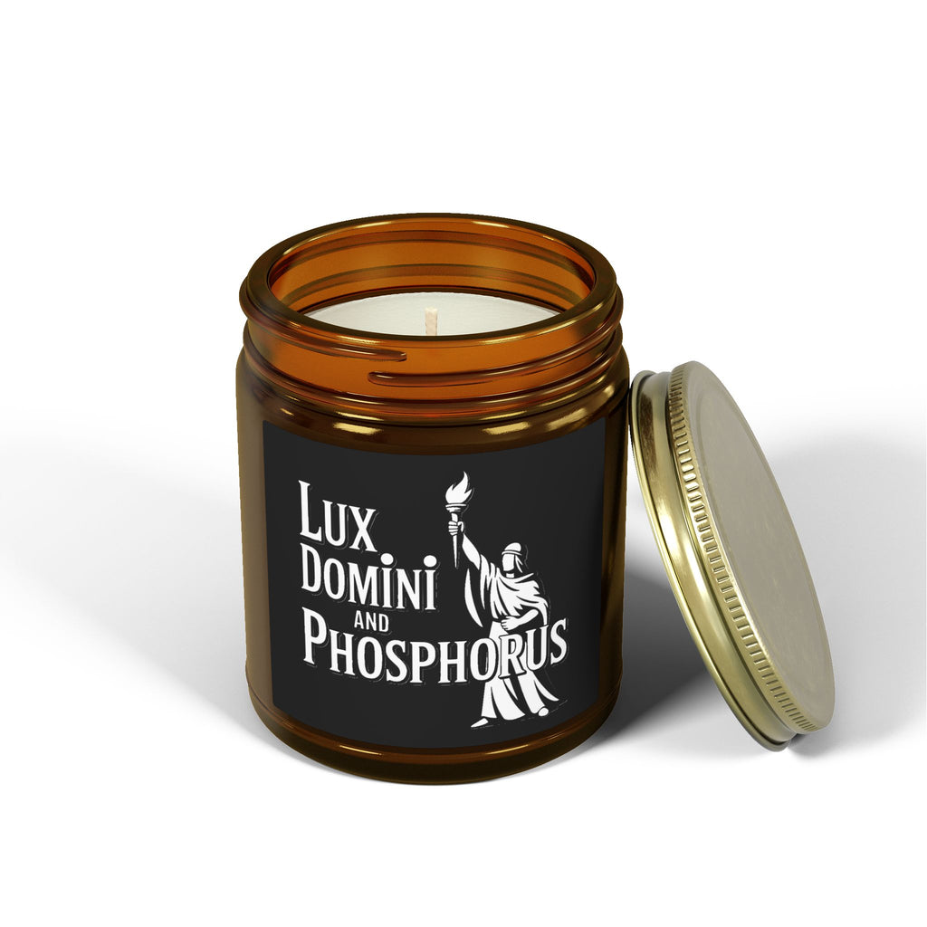 Lux Domini & Phosphorus Coconut Apricot Scented Candle (4oz & 9oz)