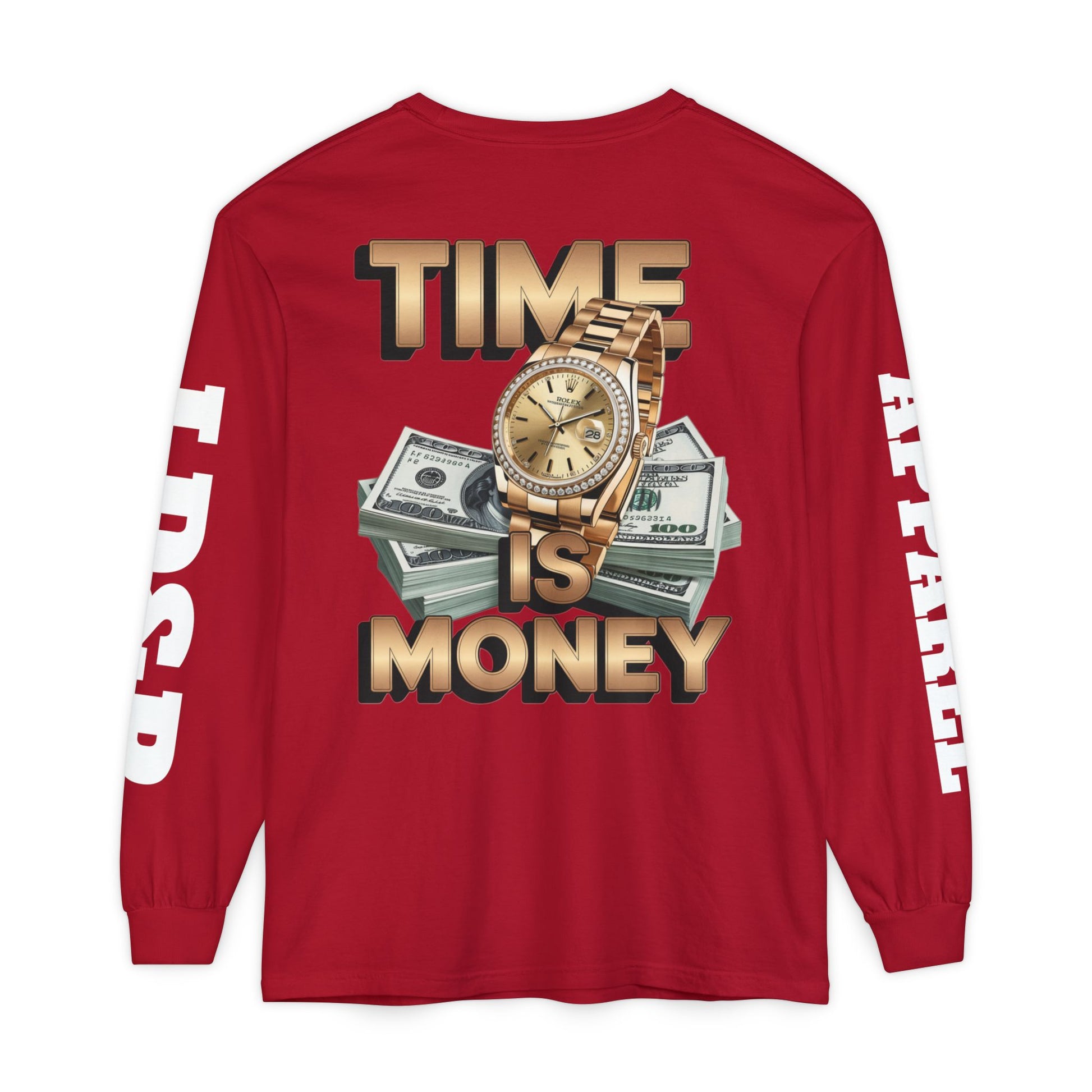 Long Sleeve T-Shirt Time is MONEY Design