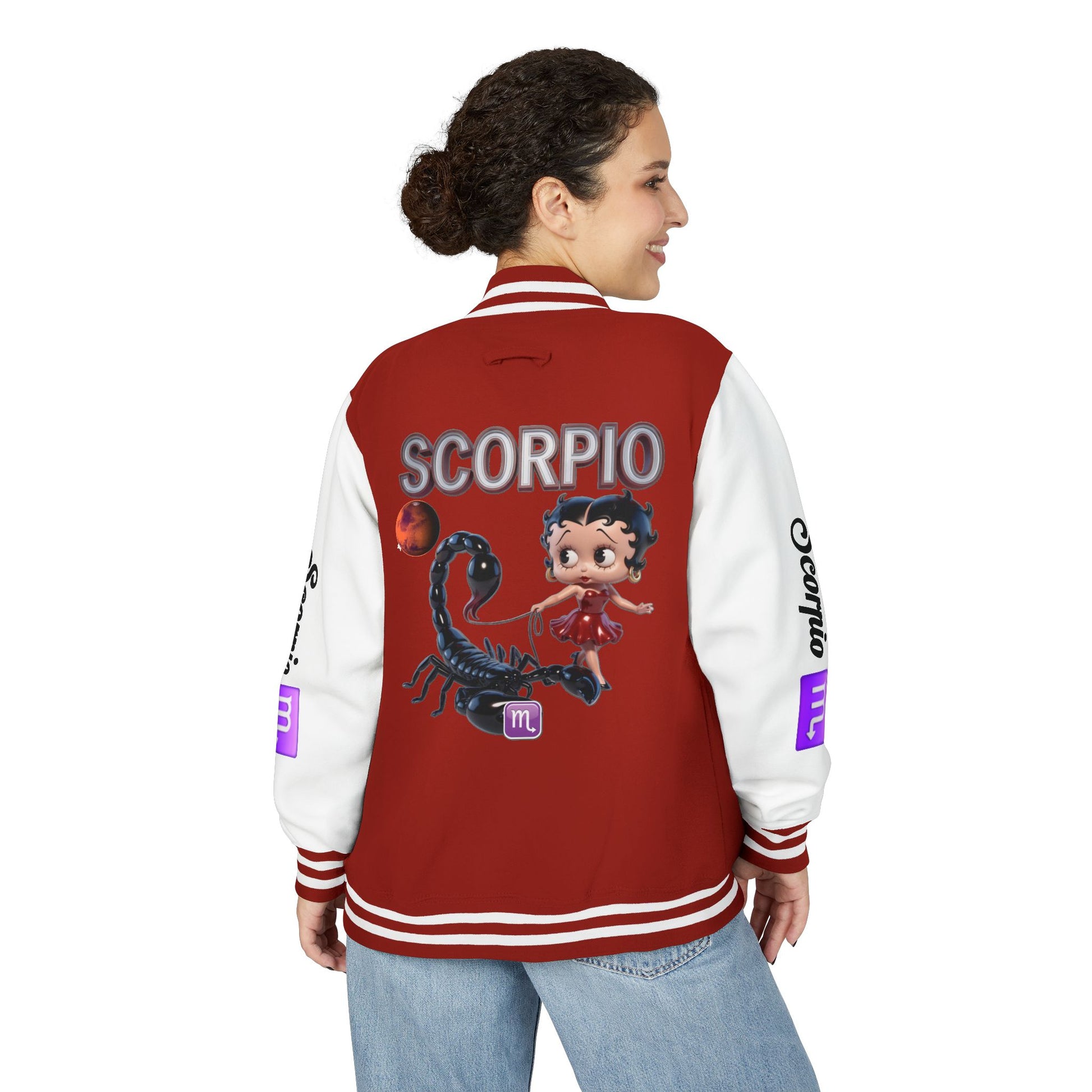 Letterman Jacket Scorpio Zodiac Design