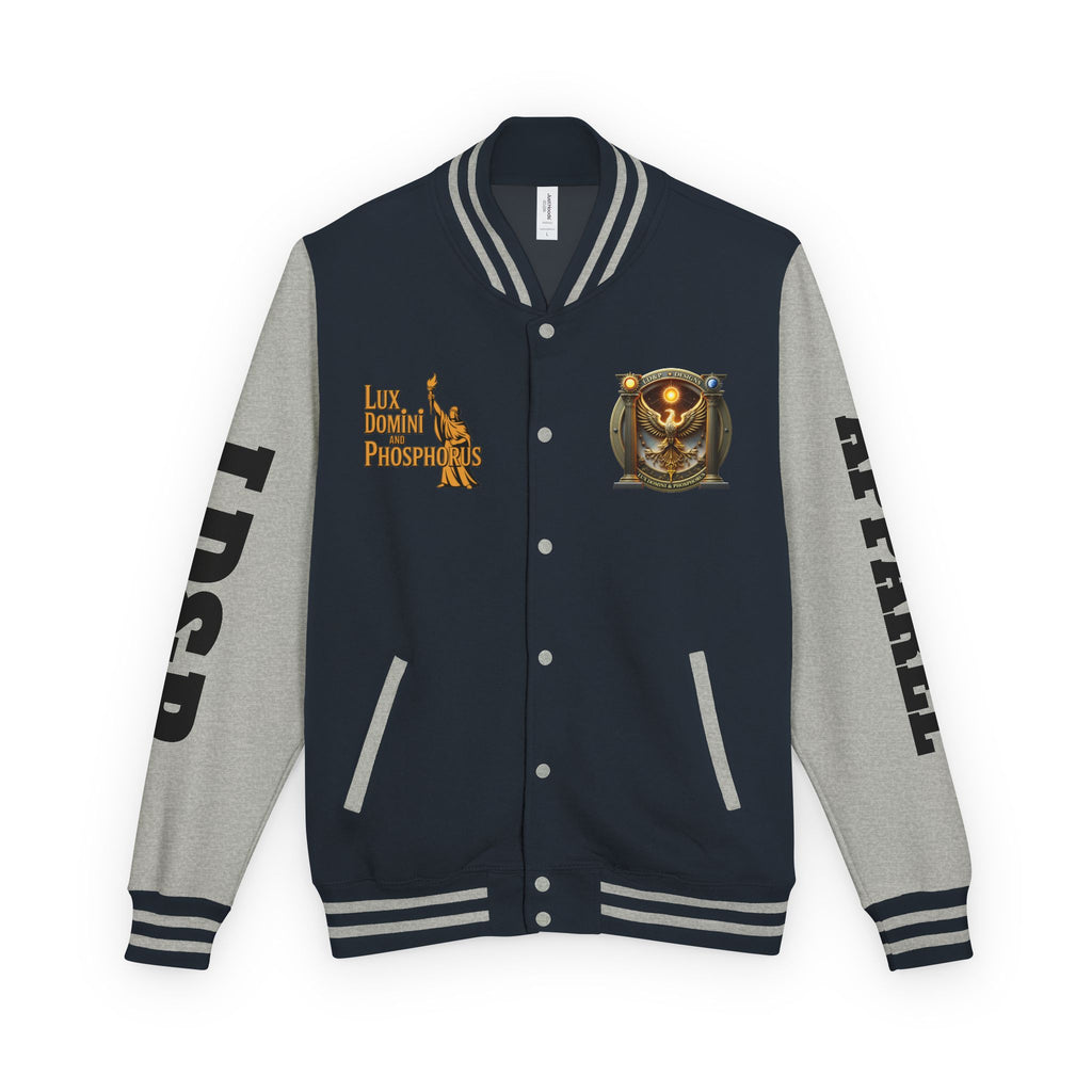 Letterman Jacket LD&P APPAREL Logo Design