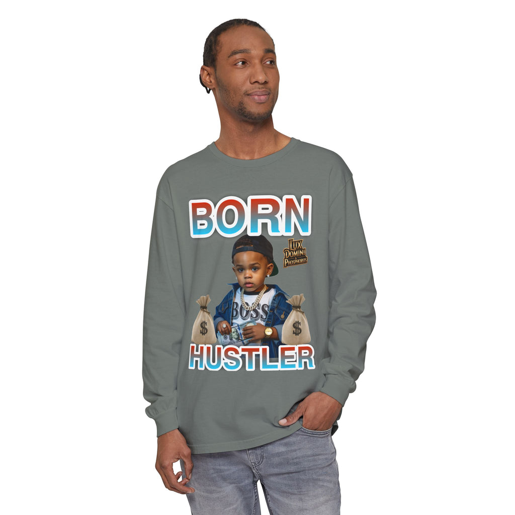 Long Sleeve T-Shirt Born Hustler Apparel