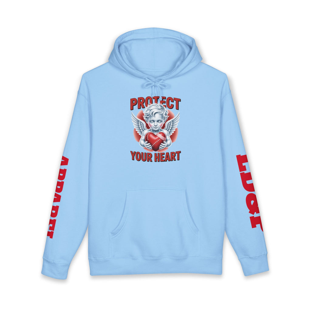 Hooded Sweatshirt - 'protect your heart' Bold Graphic Design