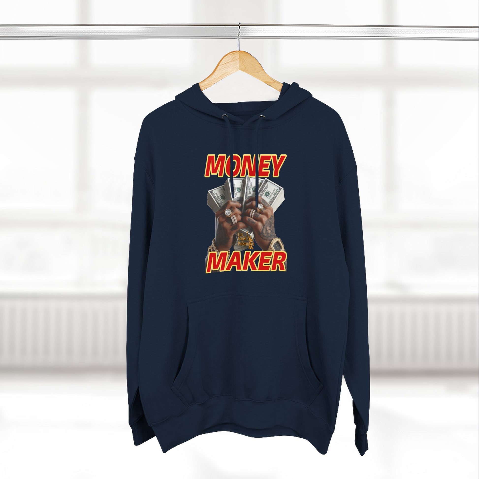 Fleece Hoodie - Money Maker Design