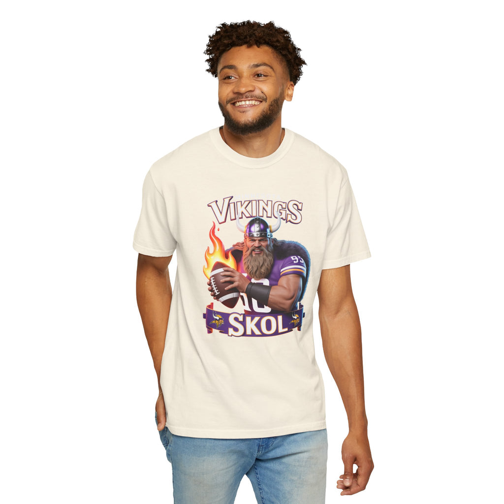 T-Shirt - Minnesota Vikings SKOL Unisex Garment-Dyed Tee