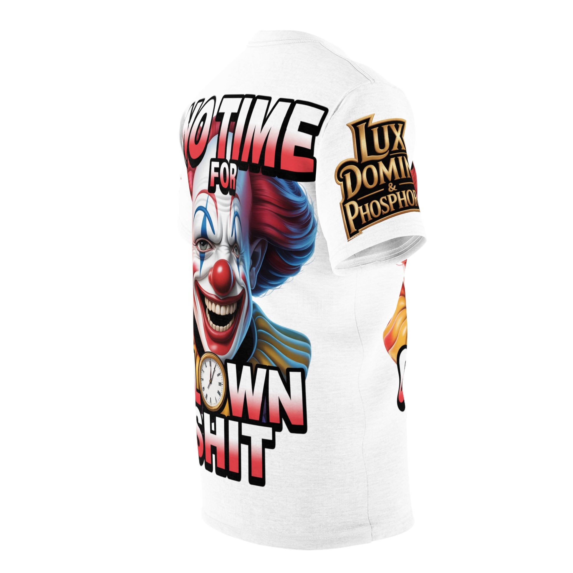 T-Shirt No Time For Clowns Unisex white