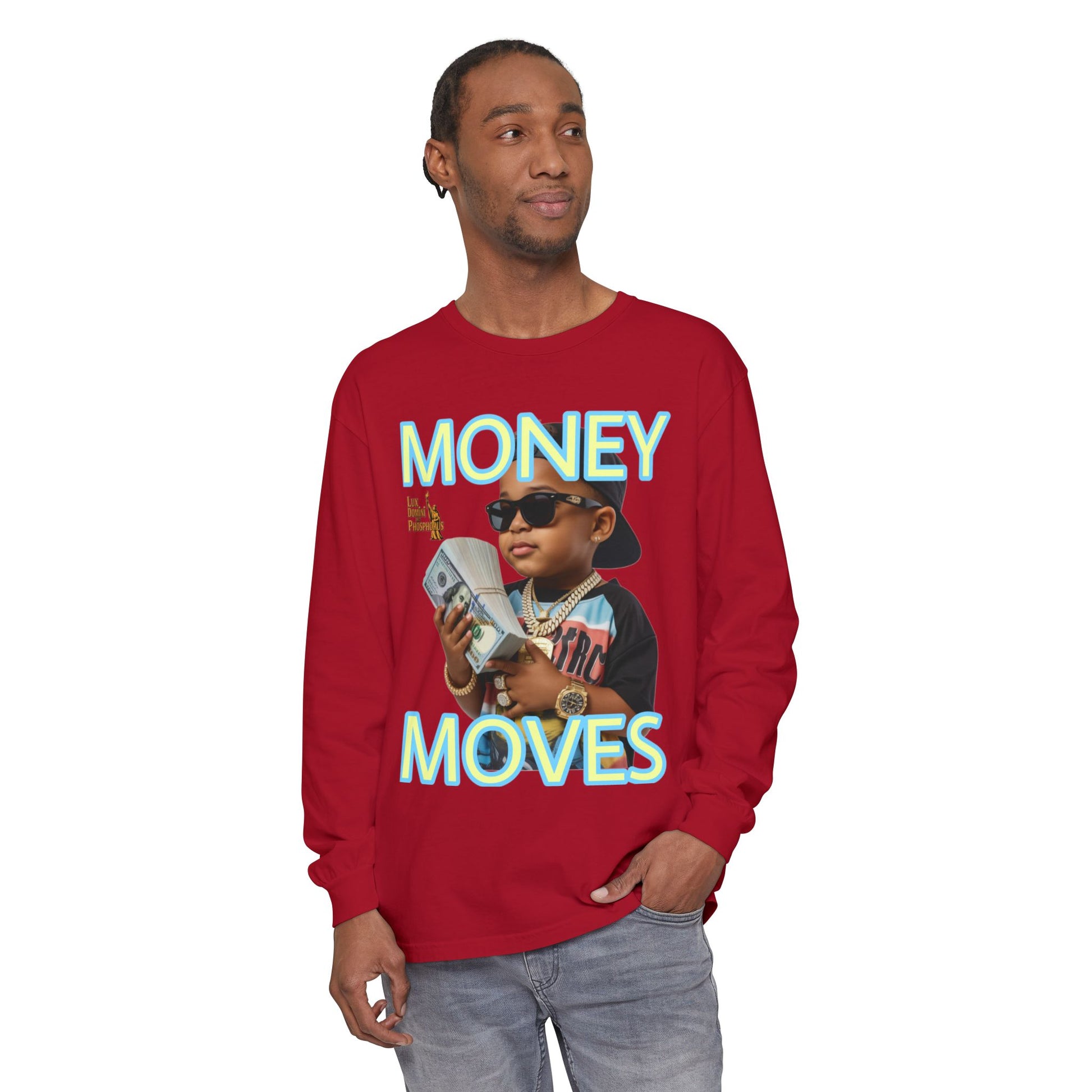 Long Sleeve T-Shirt - Money Moves LD&P APPAREL
