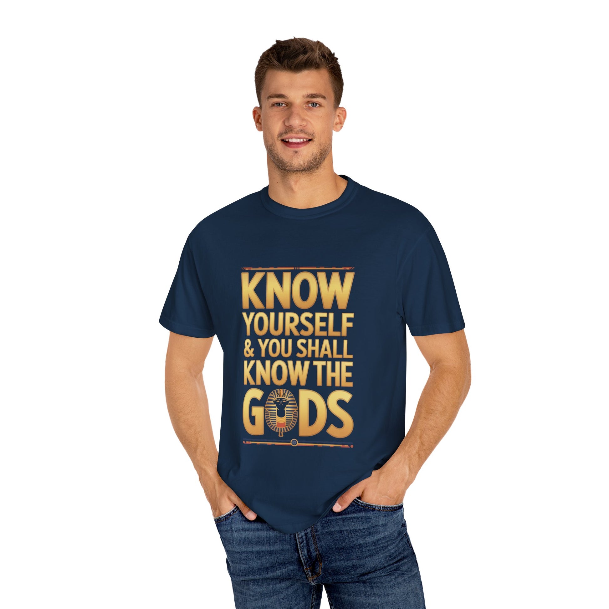 Garment-Dyed T-shirt - Know Yourself Design