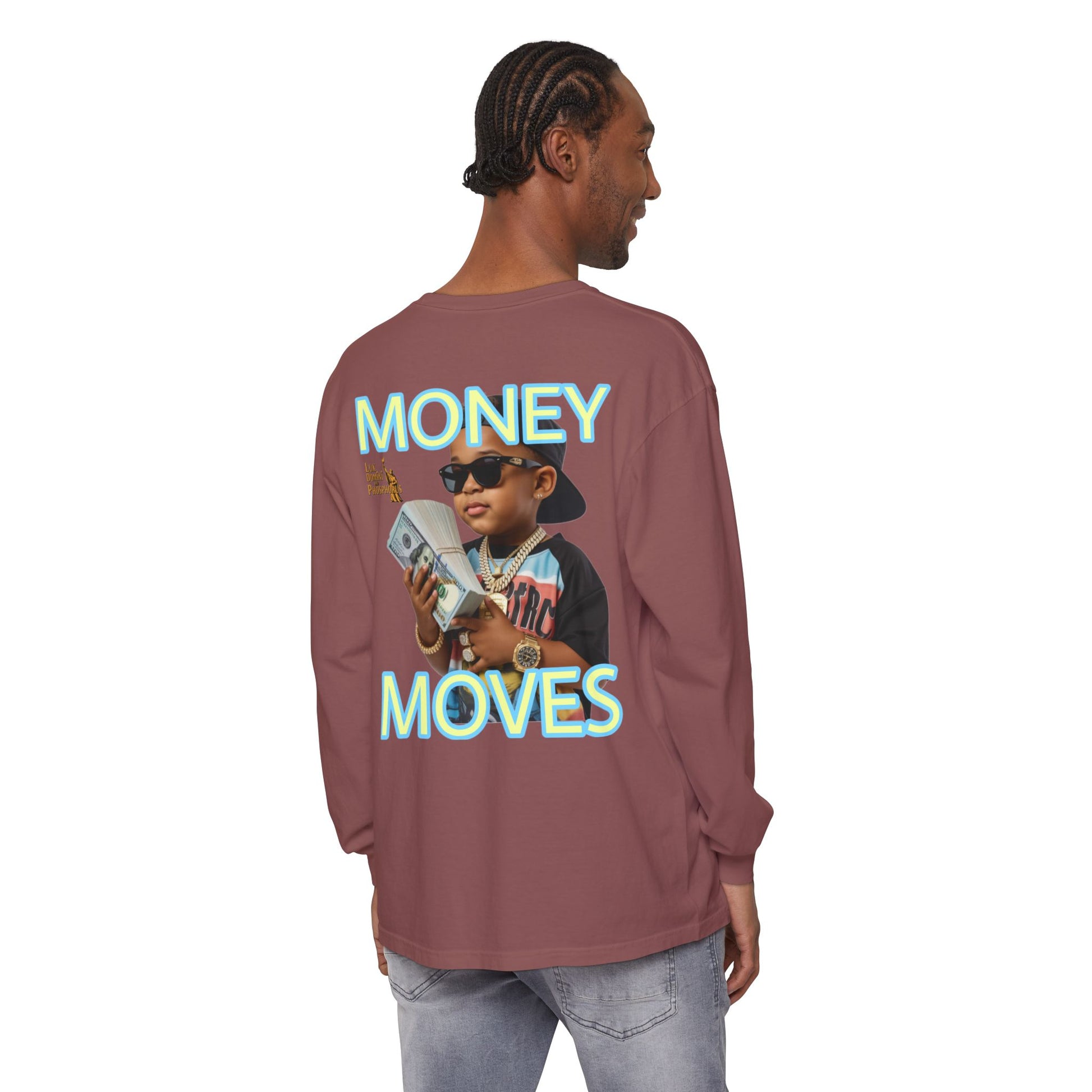 Long Sleeve T-Shirt - Money Moves LD&P APPAREL