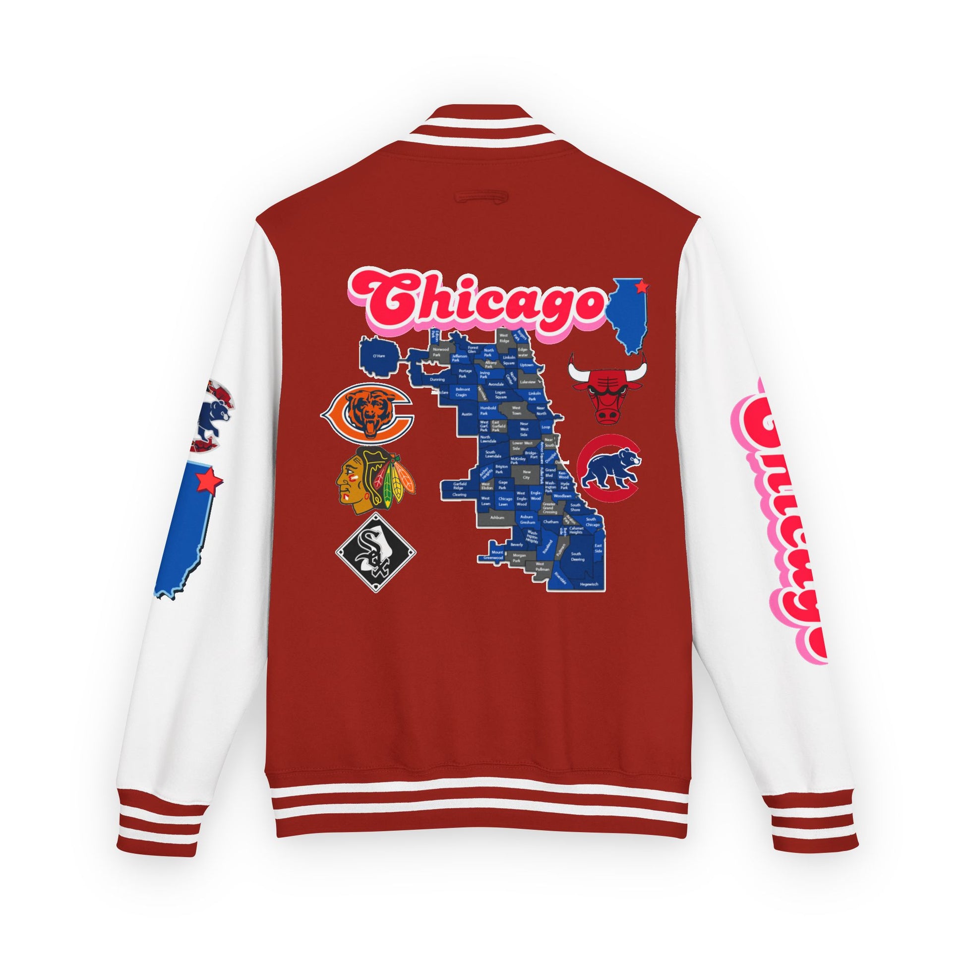 Letterman Jacket Chicago Design