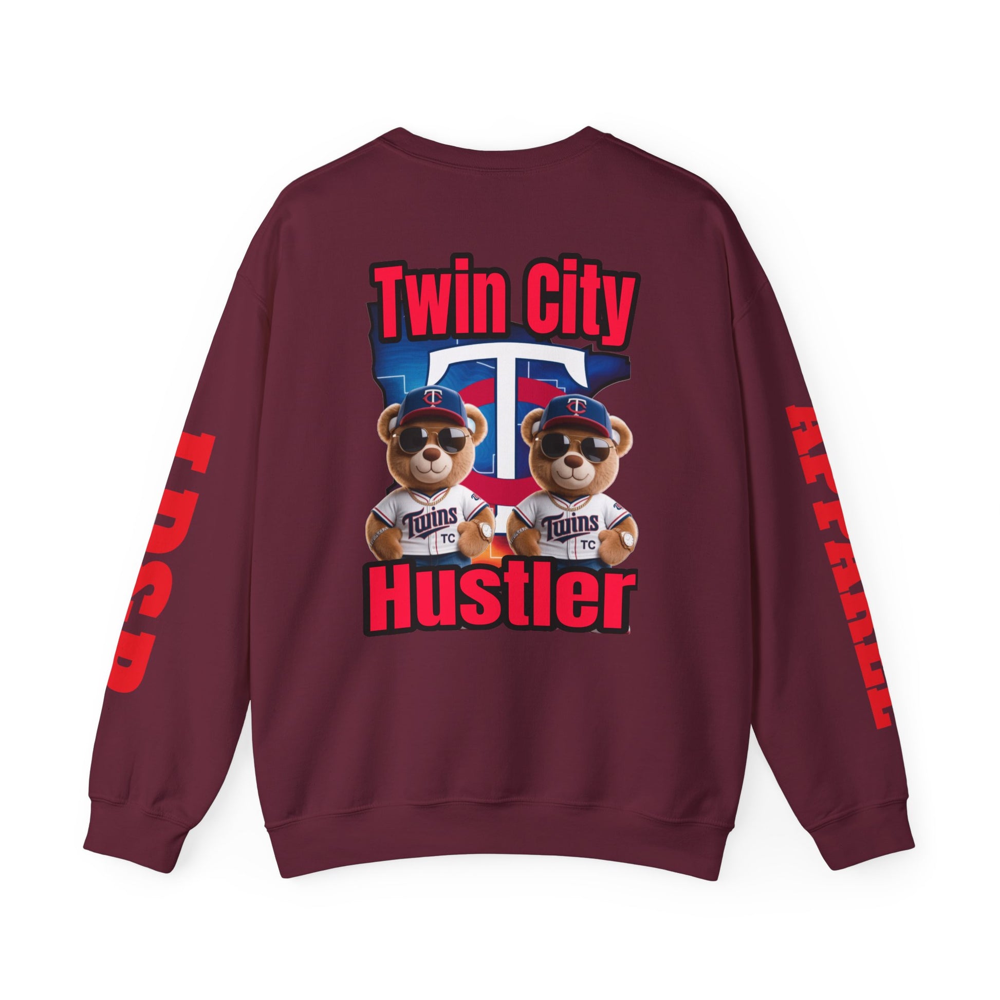 Crewneck Sweatshirt Twin City Hustler LD&P Apparel Design