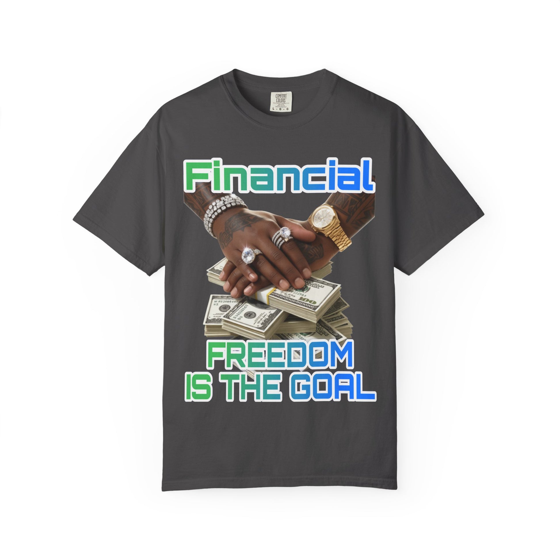 Financial Freedom Unisex T-shirt - 'Financial Freedom is The Goal' Design