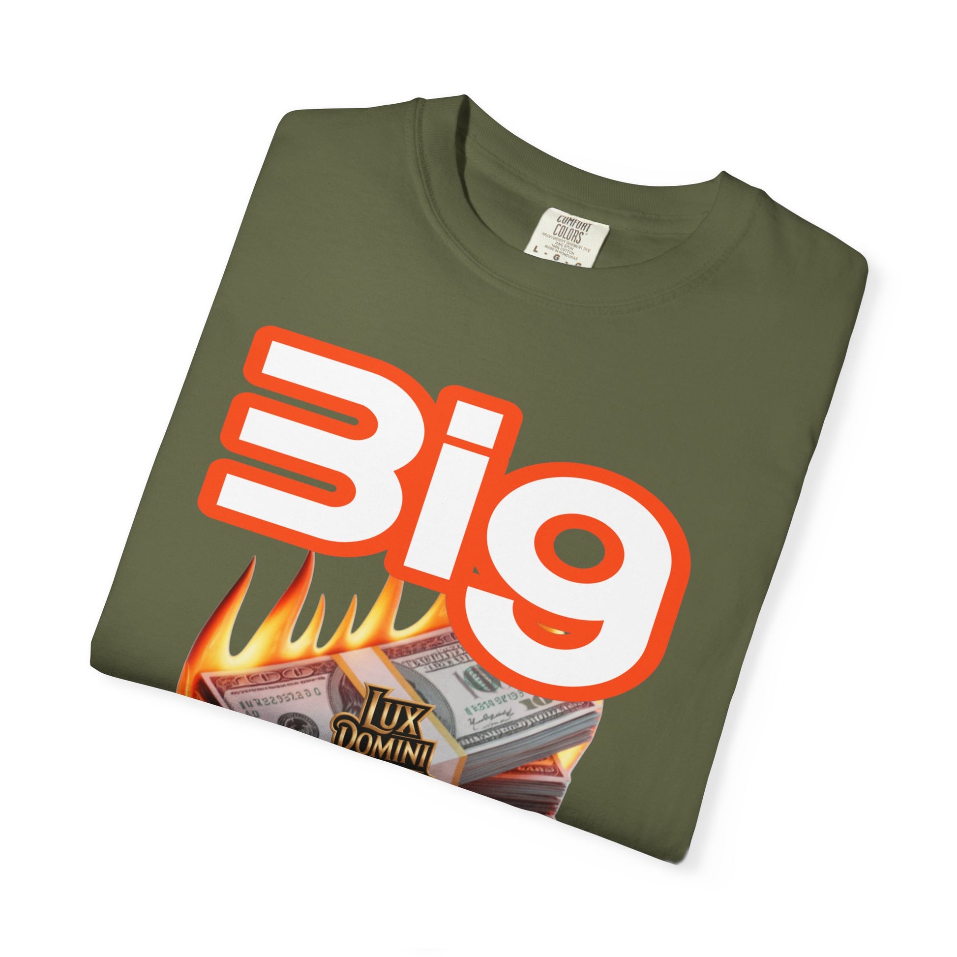T-Shirt Big Spender Text Unisex Garment-Dyed Tee