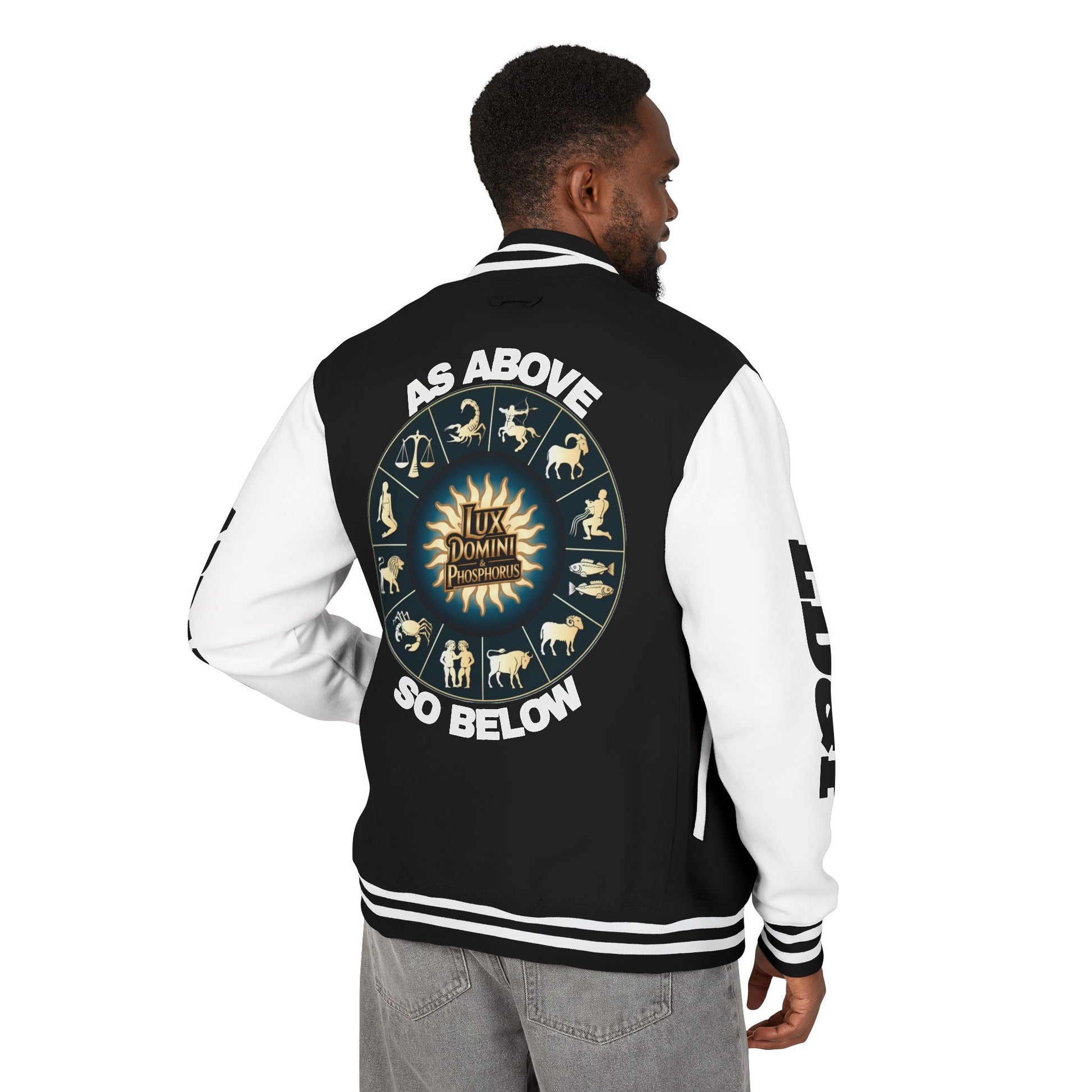 Letterman Jacket - As above so below LD&P APPAREL Design