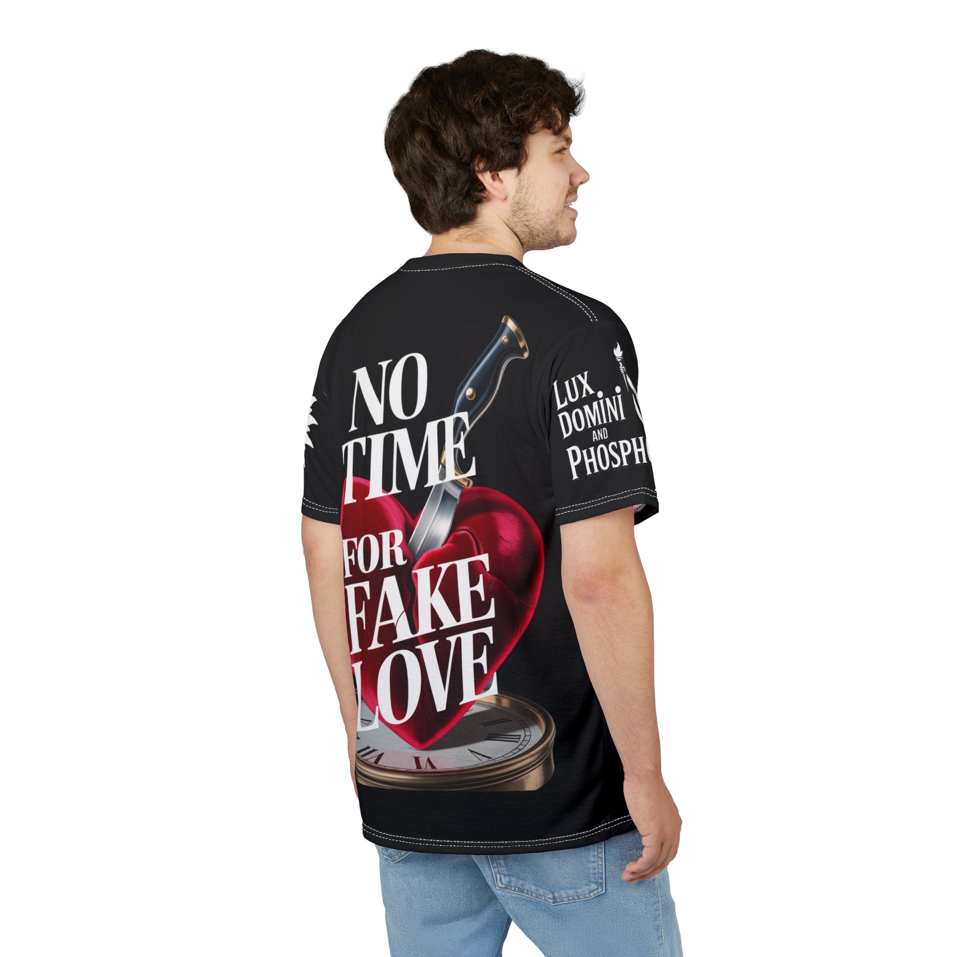 Fake Love Unisex Tee - Lux Domini and Phosphorus LD&P Apparel Design