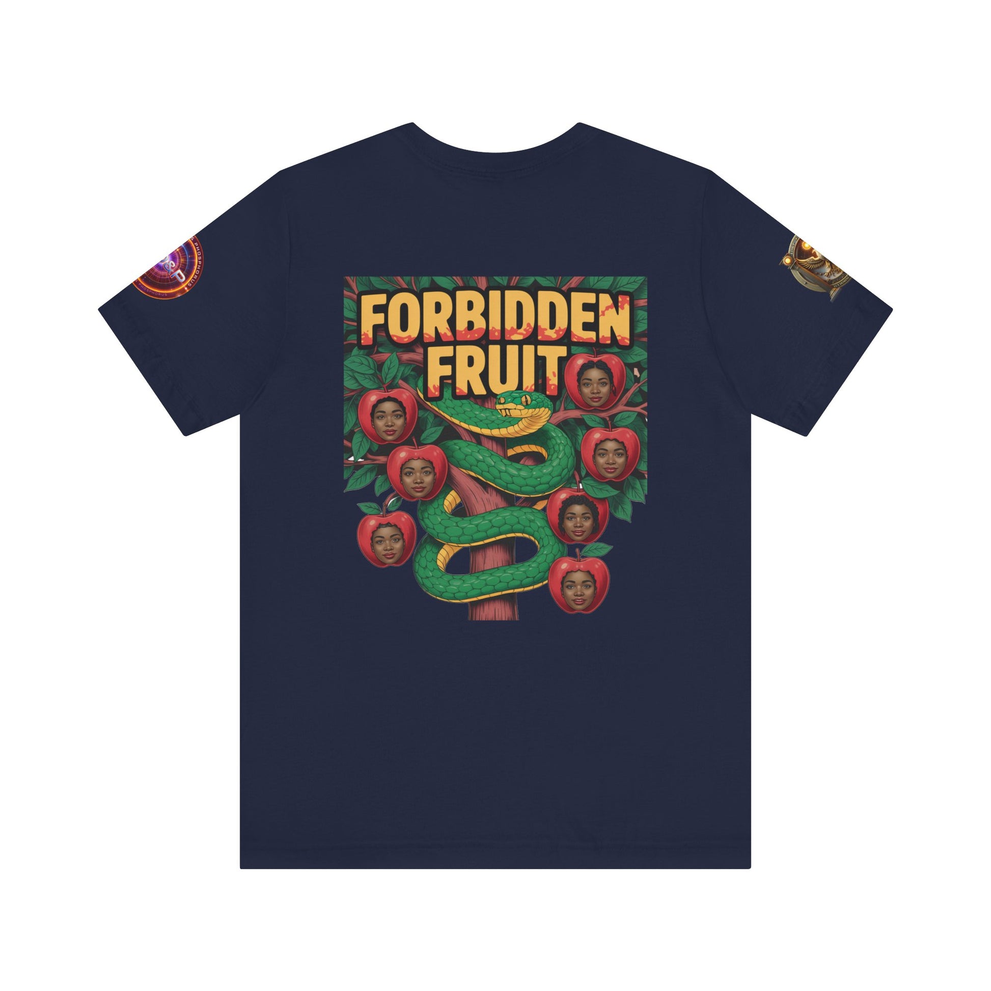Short Sleeve Tee - Tree of Knowledge Forbidden Fruit Design