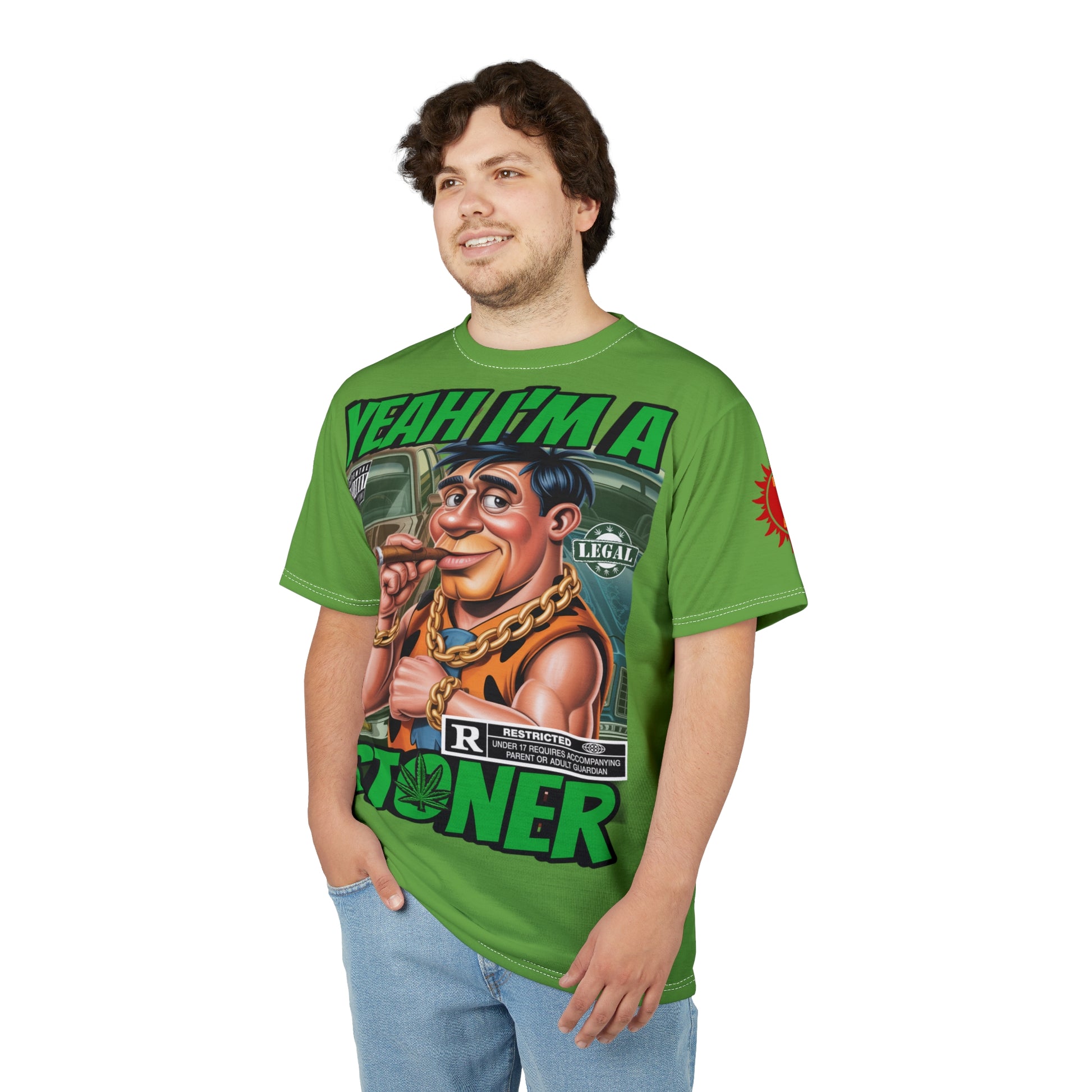 Yeah I'm a Stoner T-Shirt LD&P APPAREL Light Green