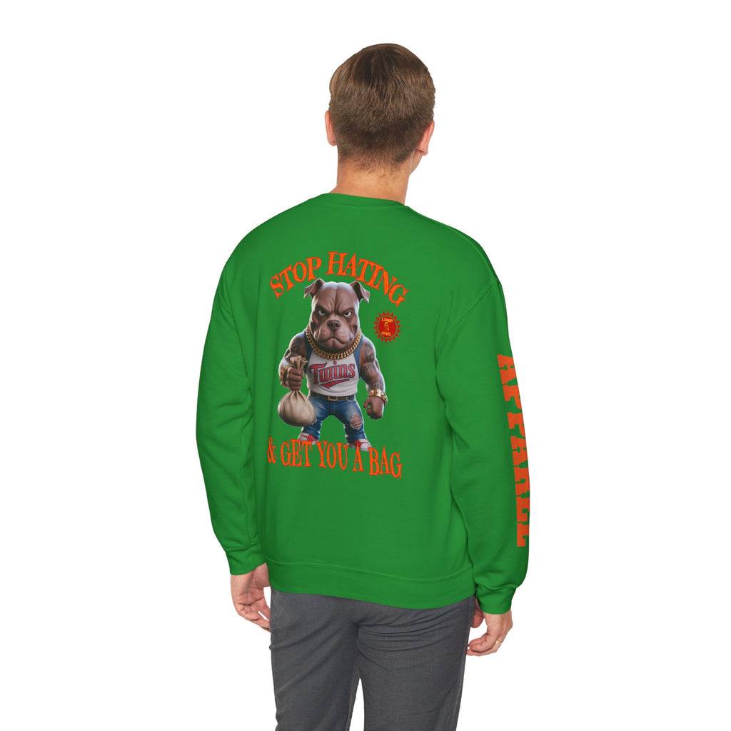 Unisex Sweatshirt Stop Hating LD&P Apparel Design