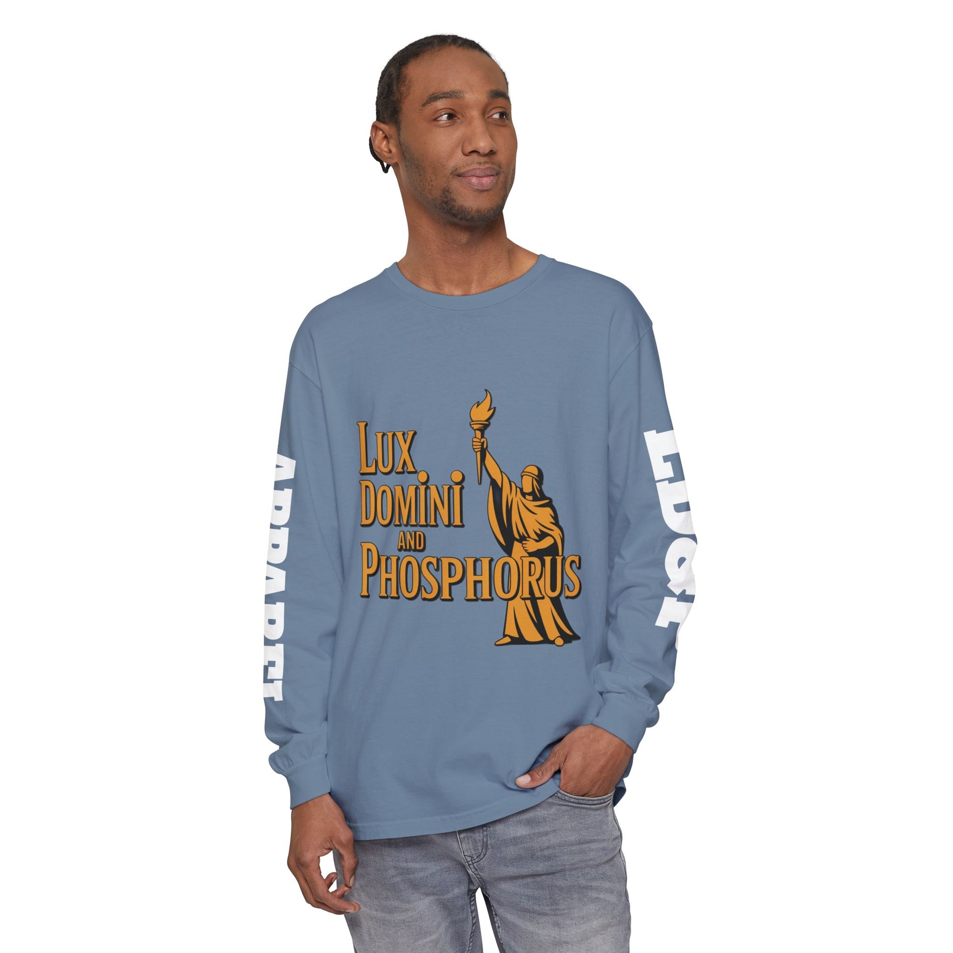 Long Sleeve T-Shirt Lux Domini and Phosphorus LD&P Apparel Design