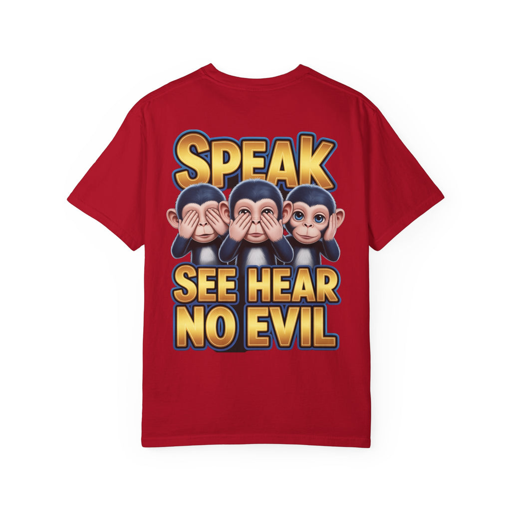 Graphic T-Shirt Speak See Hear No Evil design #2
