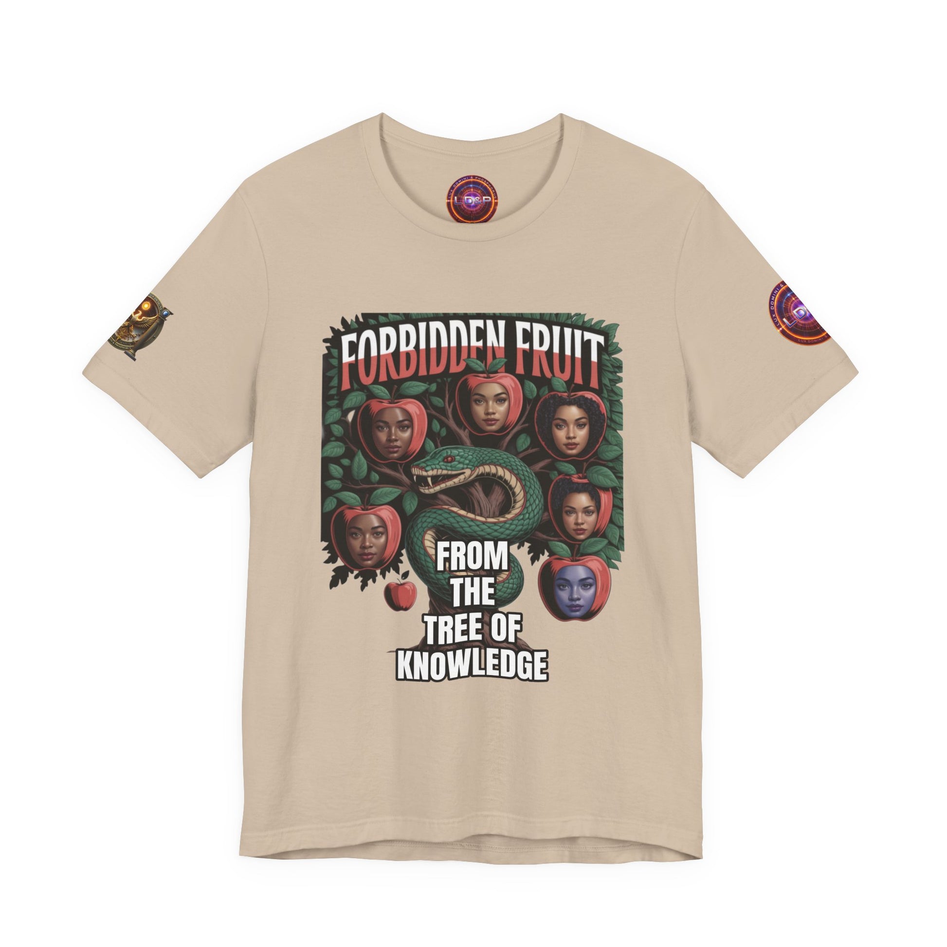 Short Sleeve Tee - Tree of Knowledge Forbidden Fruit Design