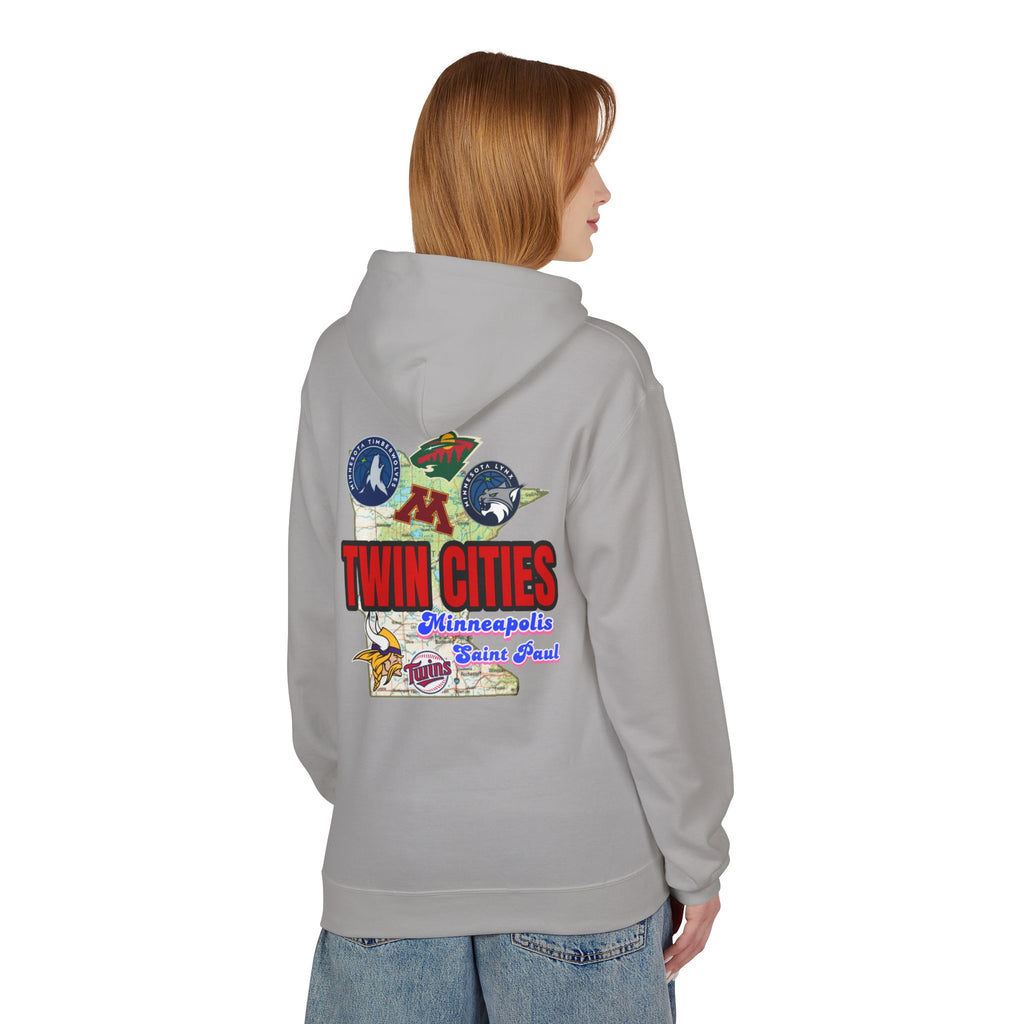 Fleece Hoodie Twin Cities Minneapolis St Paul Design