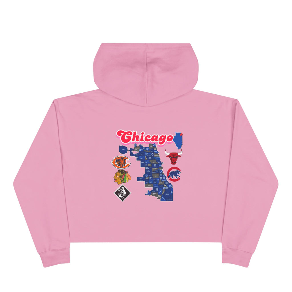 Chicago Crop Hoodie