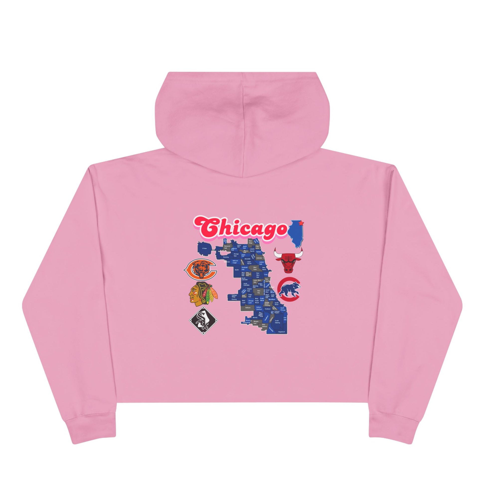 Chicago Crop Hoodie