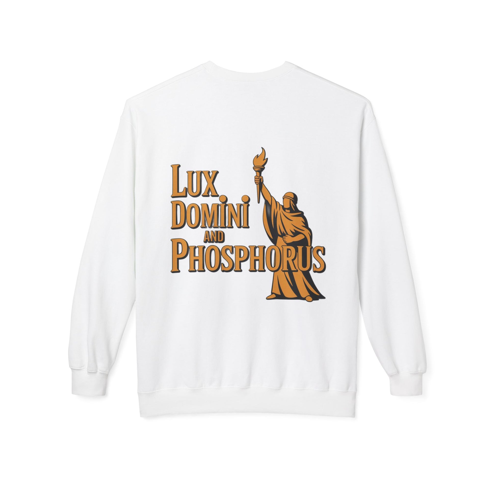 "Lux Domini and Phosphorus" crew-neck sweatshirt