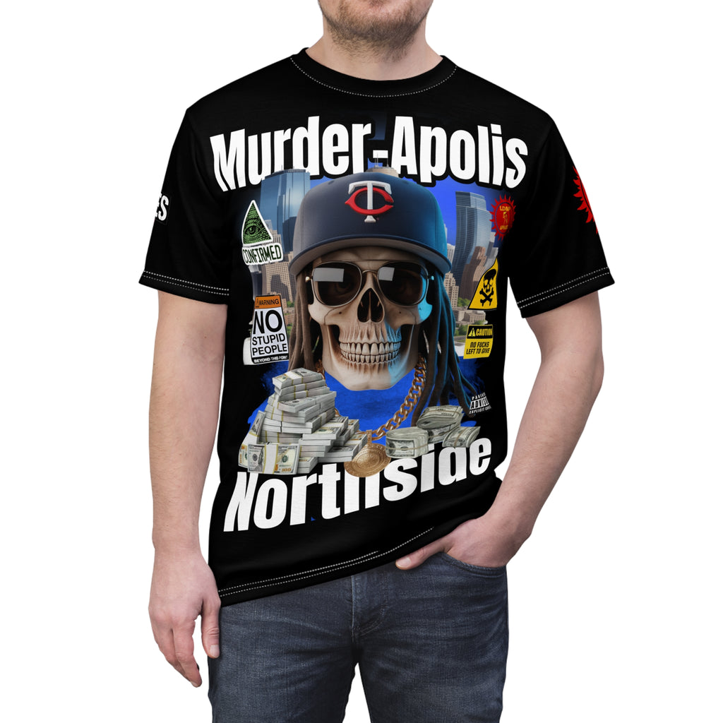 Murder-Apolis Northside LD&P APPAREL GRAPHIC Tee Black