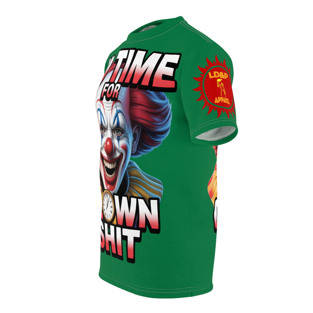 T-Shirt No Time For Clowns Unisex green