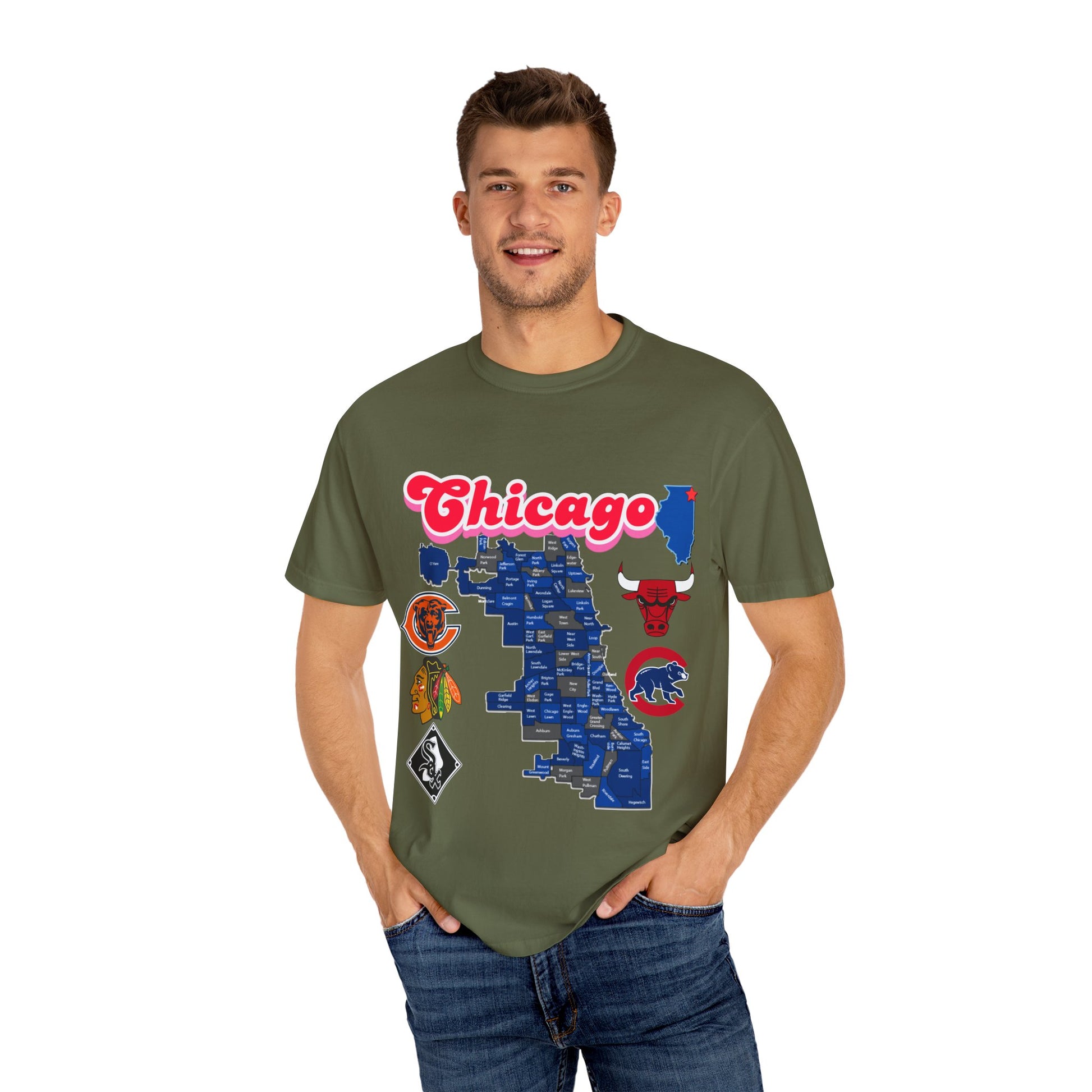 Chicago Unisex T-shirt - Vintage Chicago Design