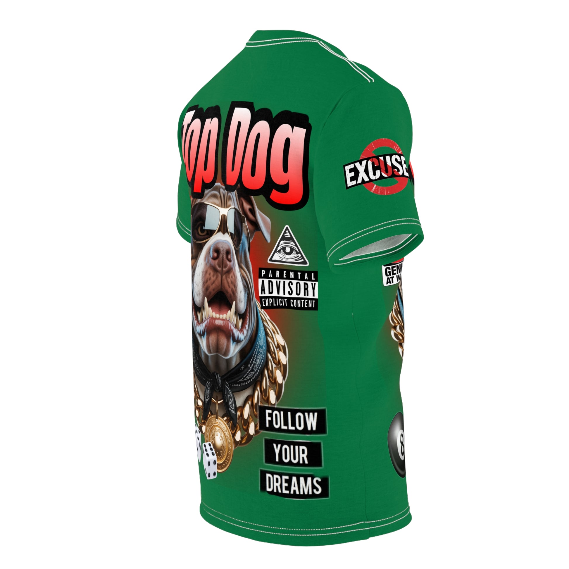 Top Dog LD&P APPAREL GRAPHIC T-Shirt GREEN,