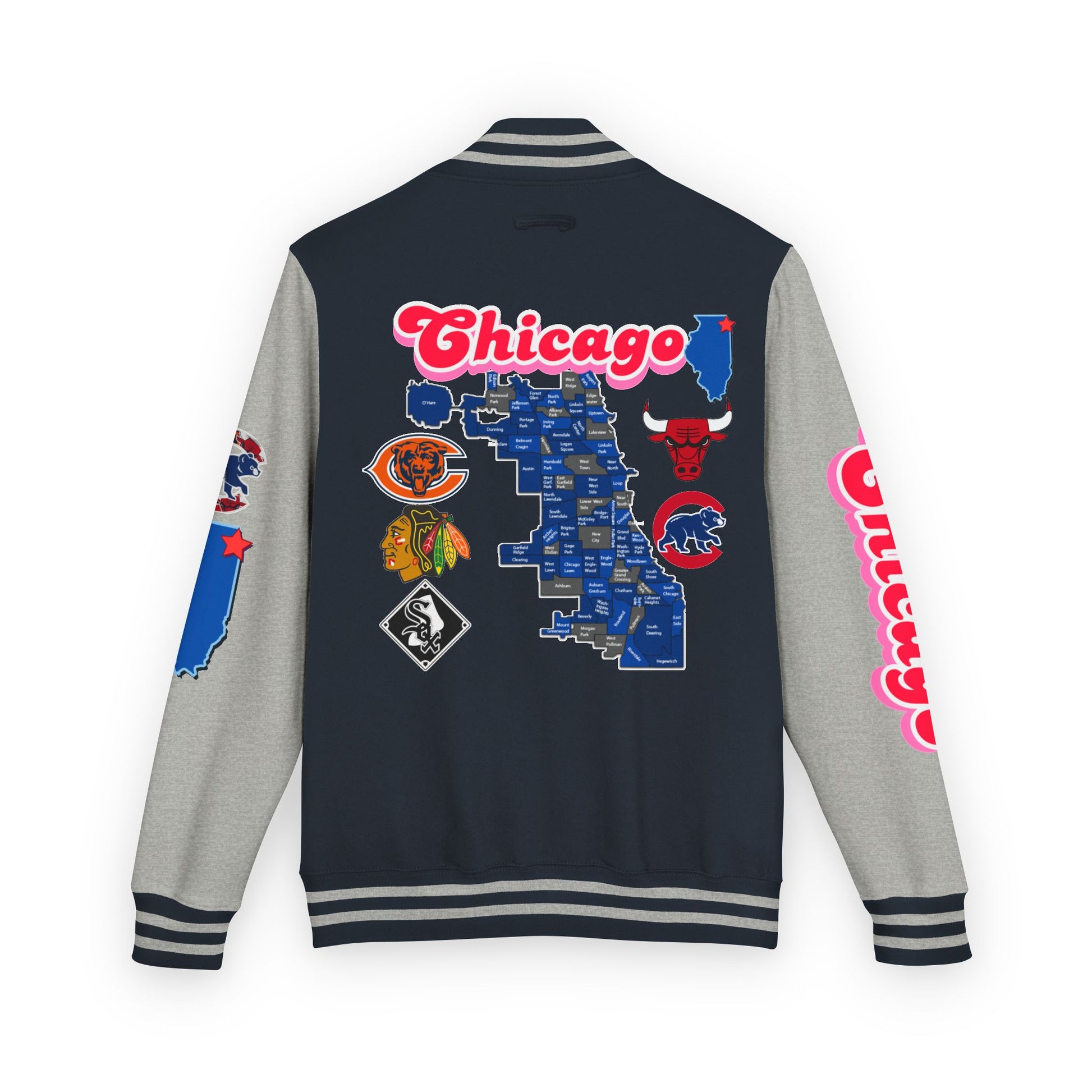 Letterman Jacket Chicago Design