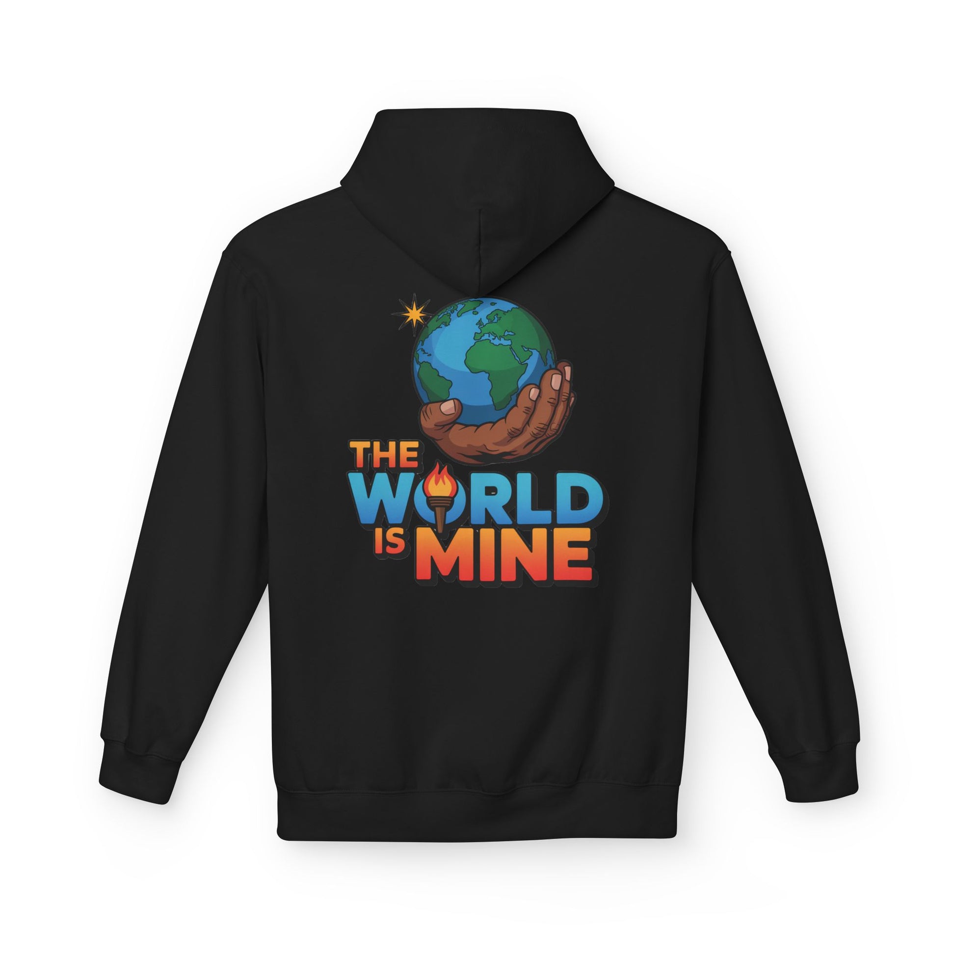 Hoodie Lux Domini and Phosphorus Design The World is Mine