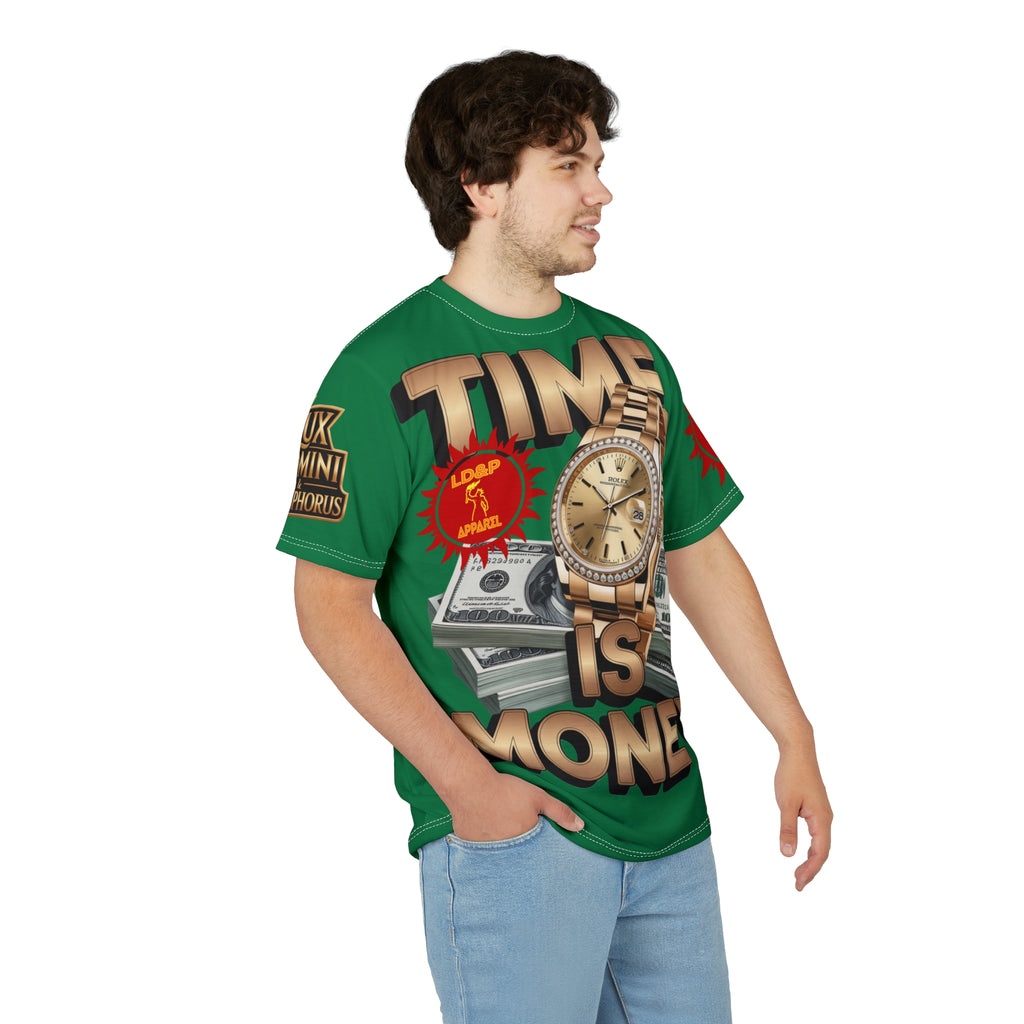 Time Is Money Unisex Tee - LD&P Apparel Design green