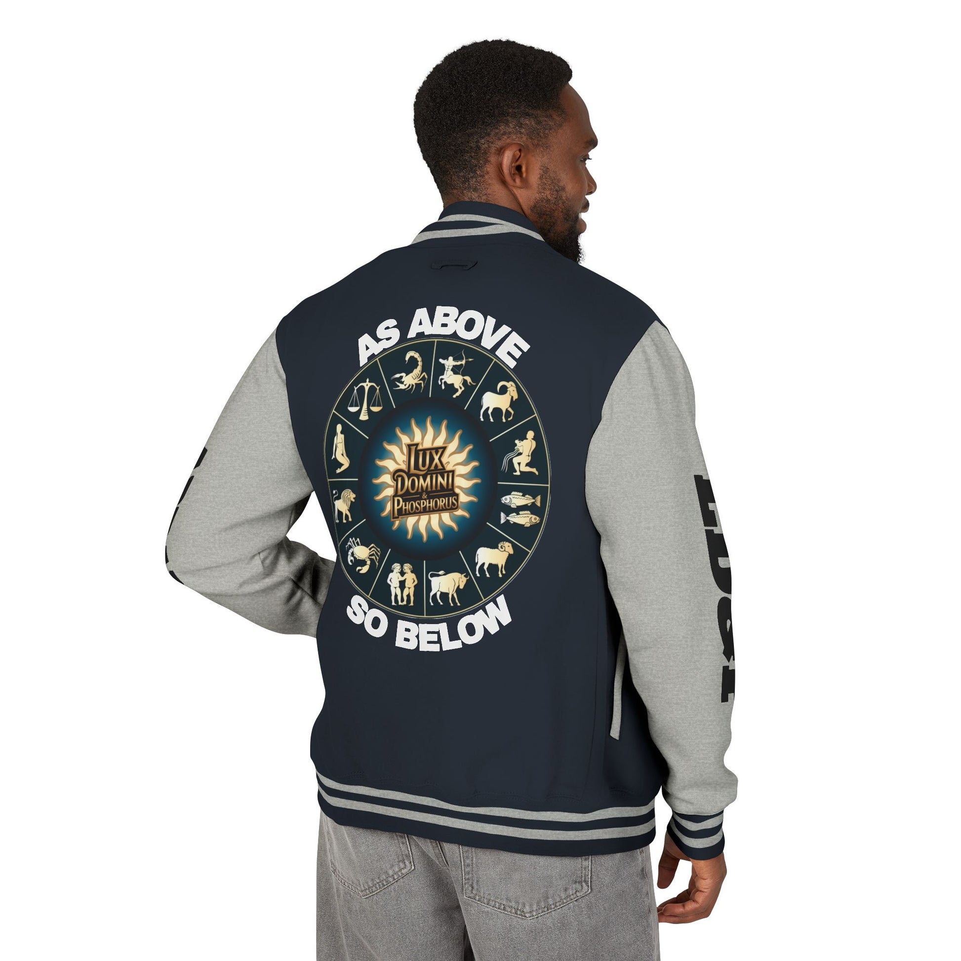 Letterman Jacket - As above so below LD&P APPAREL Design
