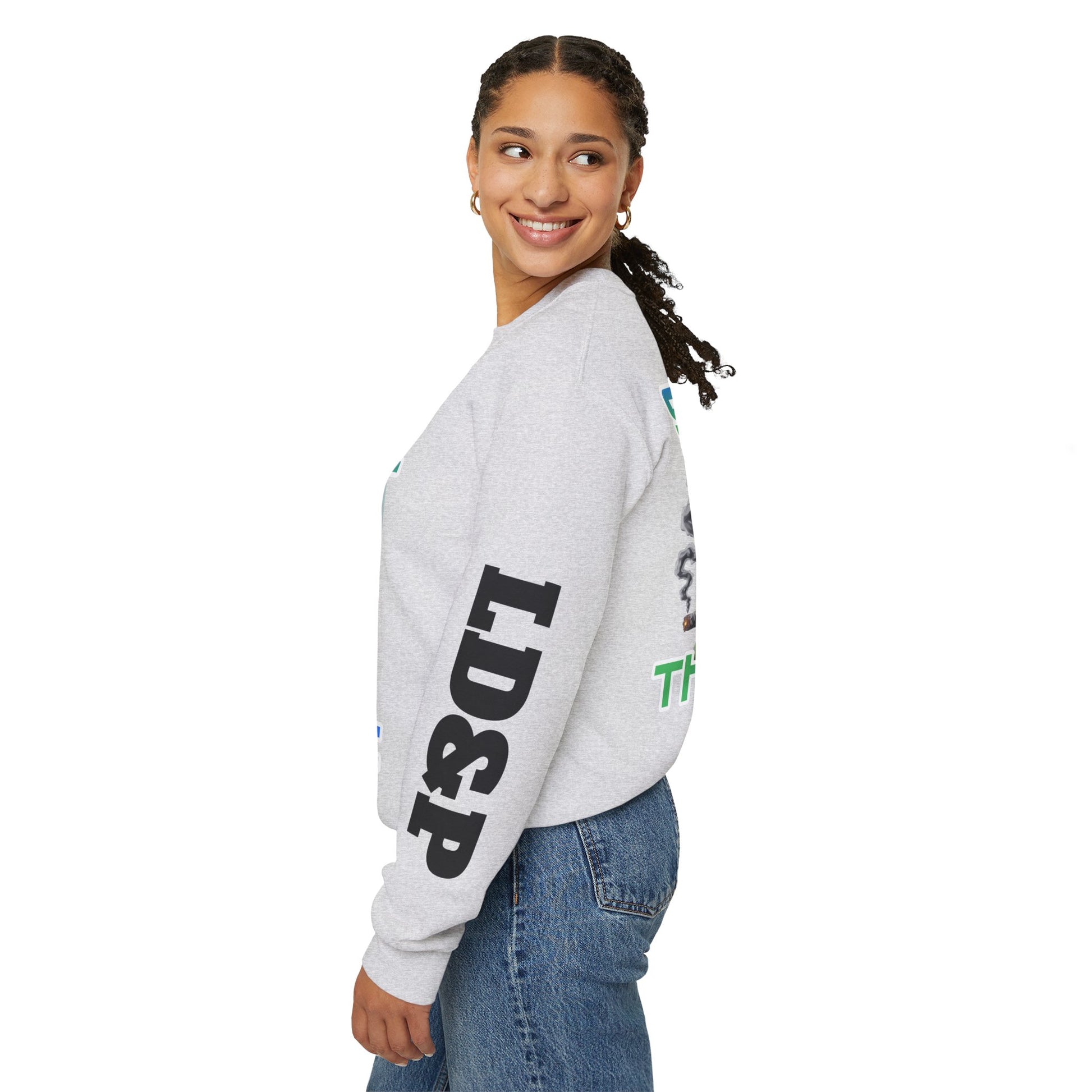 Crewneck Sweatshirt - Smoke That LD&P APPAREL Design