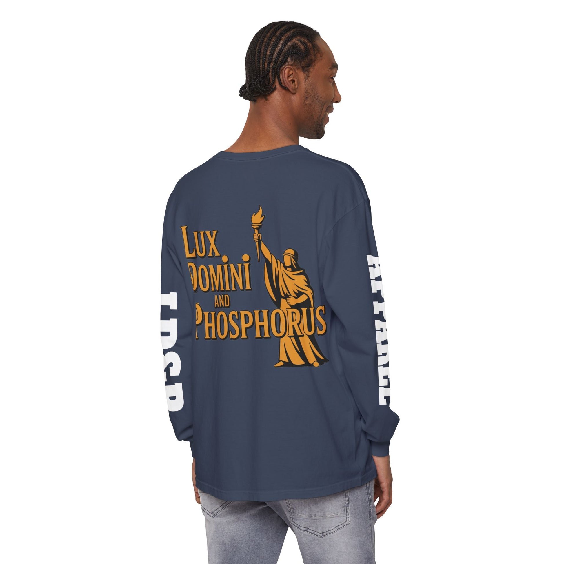 Long Sleeve T-Shirt Lux Domini and Phosphorus LD&P Apparel Design