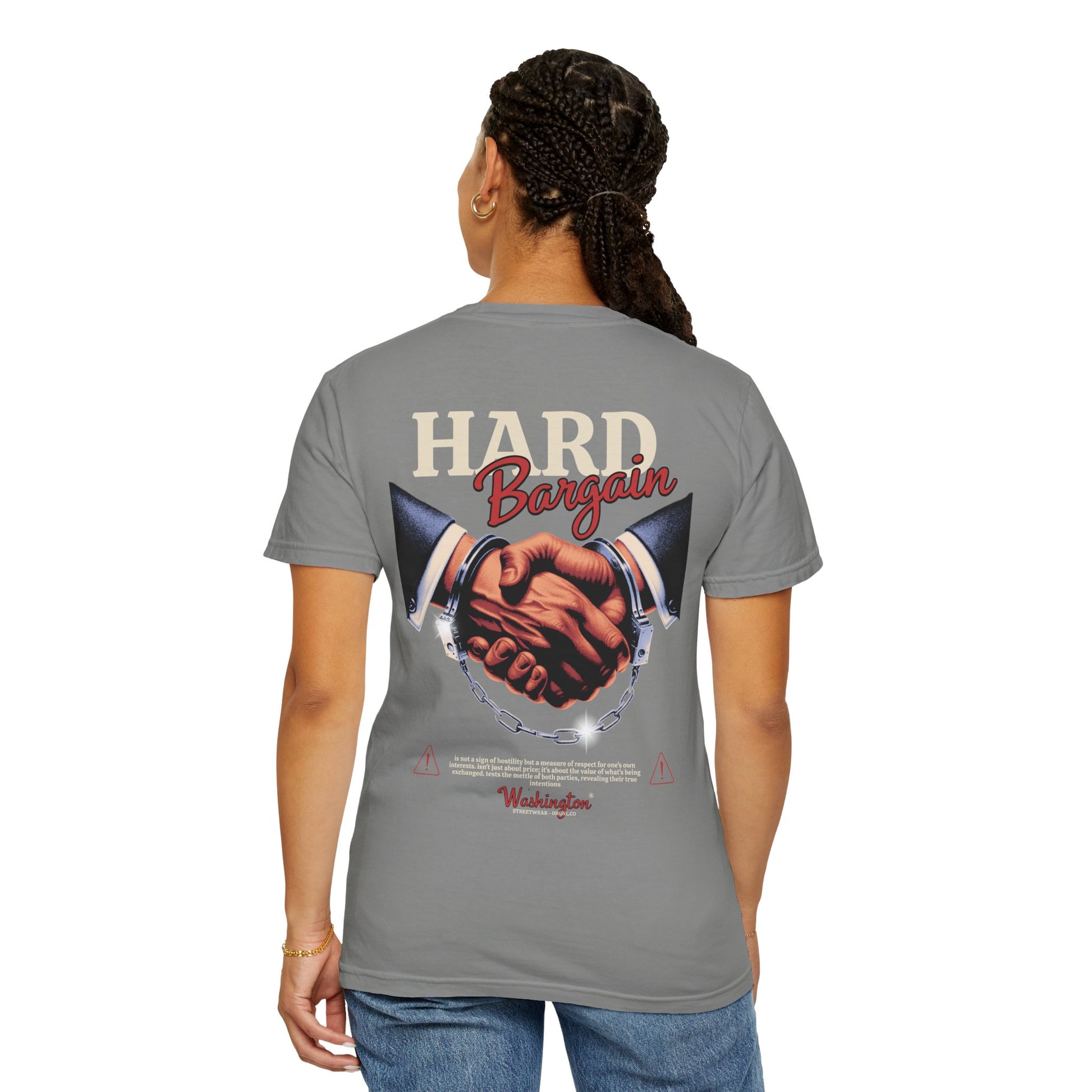 Garment-Dyed T-shirt Hard Bargain Graphic Tee