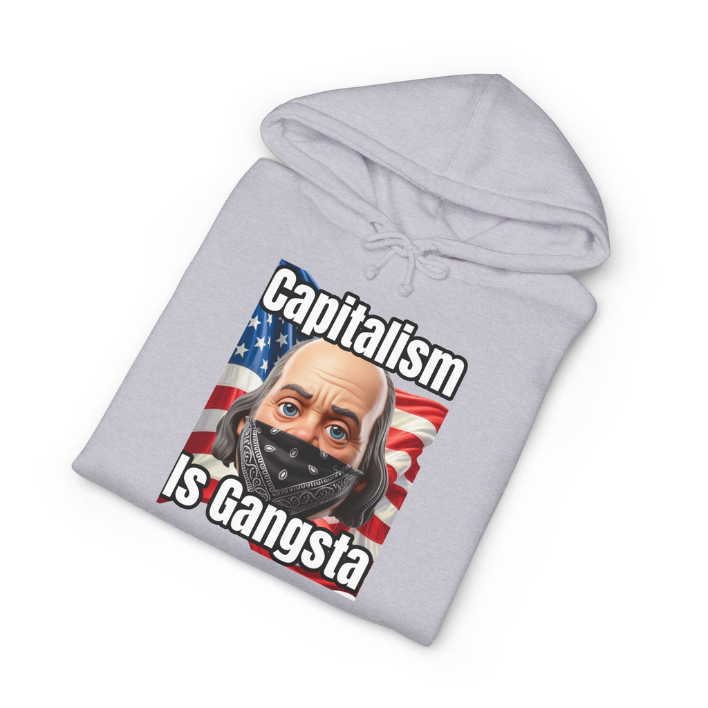 Capitalism is Gangsta Heavyweight Hooded Sweatshirt