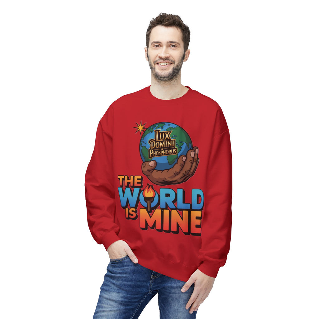 "The World Is Mine"  Design 2 Crewneck Sweatshirt