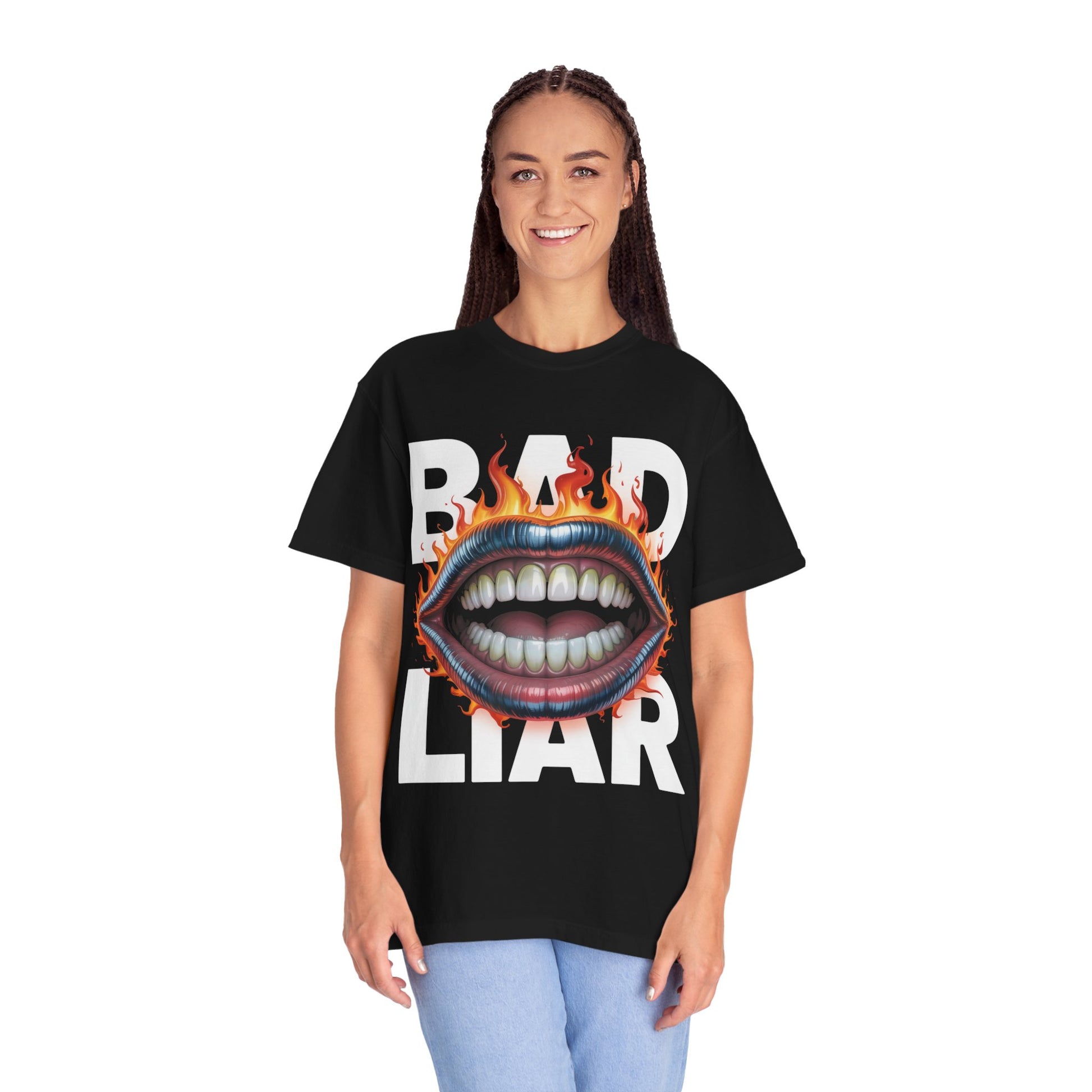 Garment-Dyed T-shirt Bad Liar Design